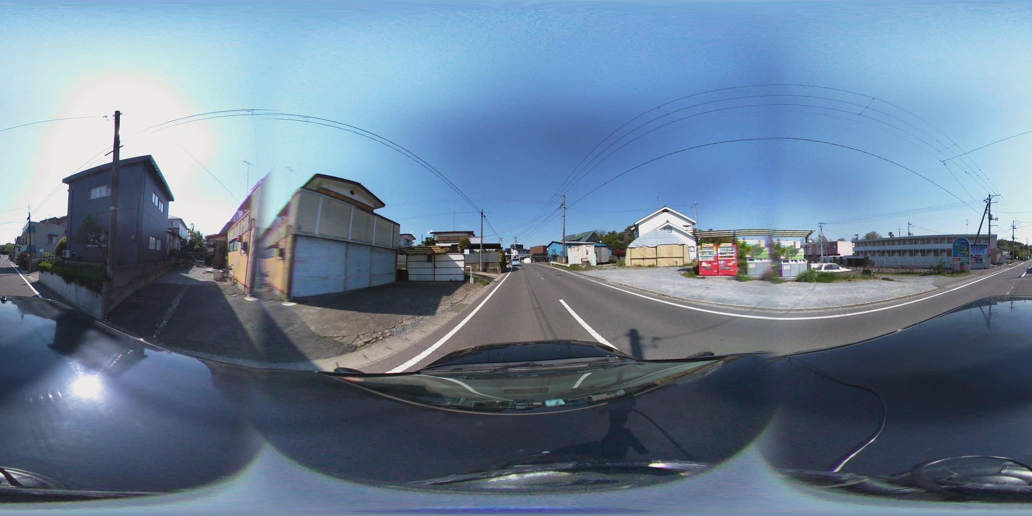 Street view near HOTEL & RESORT BlueMoonBlue, Kōriyama — © jmmapiranger (CC BY-SA · Mapillary)