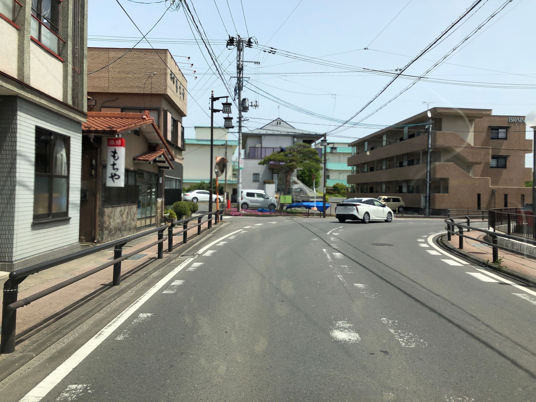 Street view near もちや旅館, Tanagura — © caucasus1327 (CC BY-SA · Mapillary)