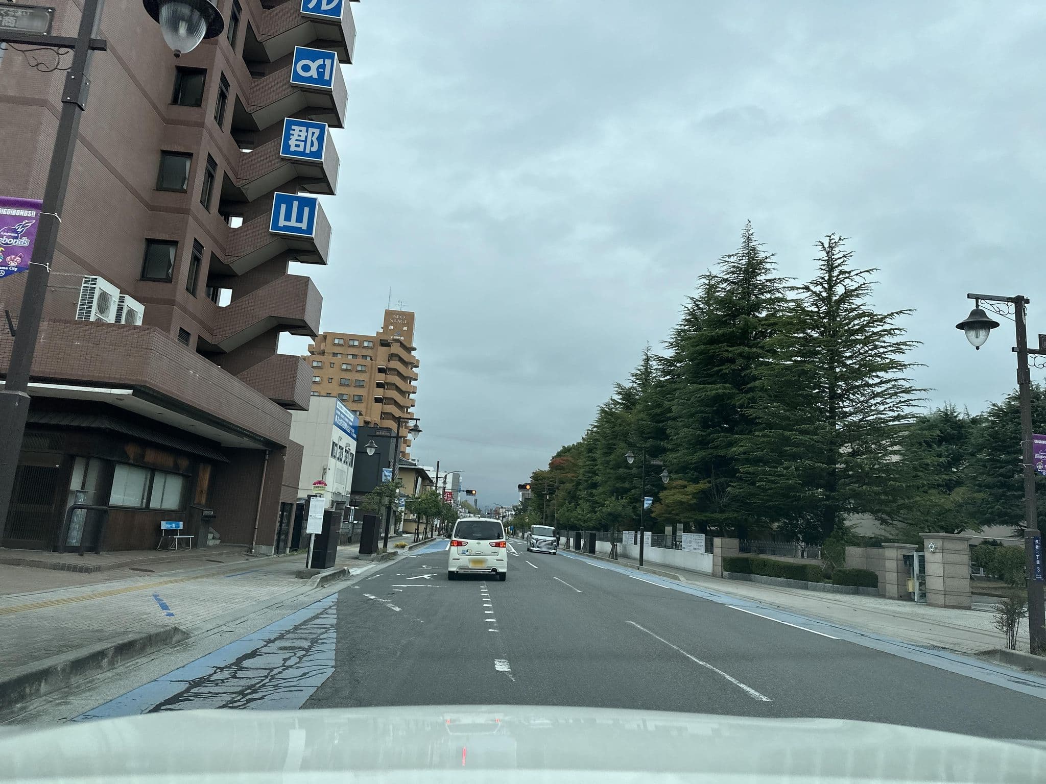 Street view near ホテル アルファーワン郡山, Kōriyama — © marikocco (CC BY-SA · Mapillary)