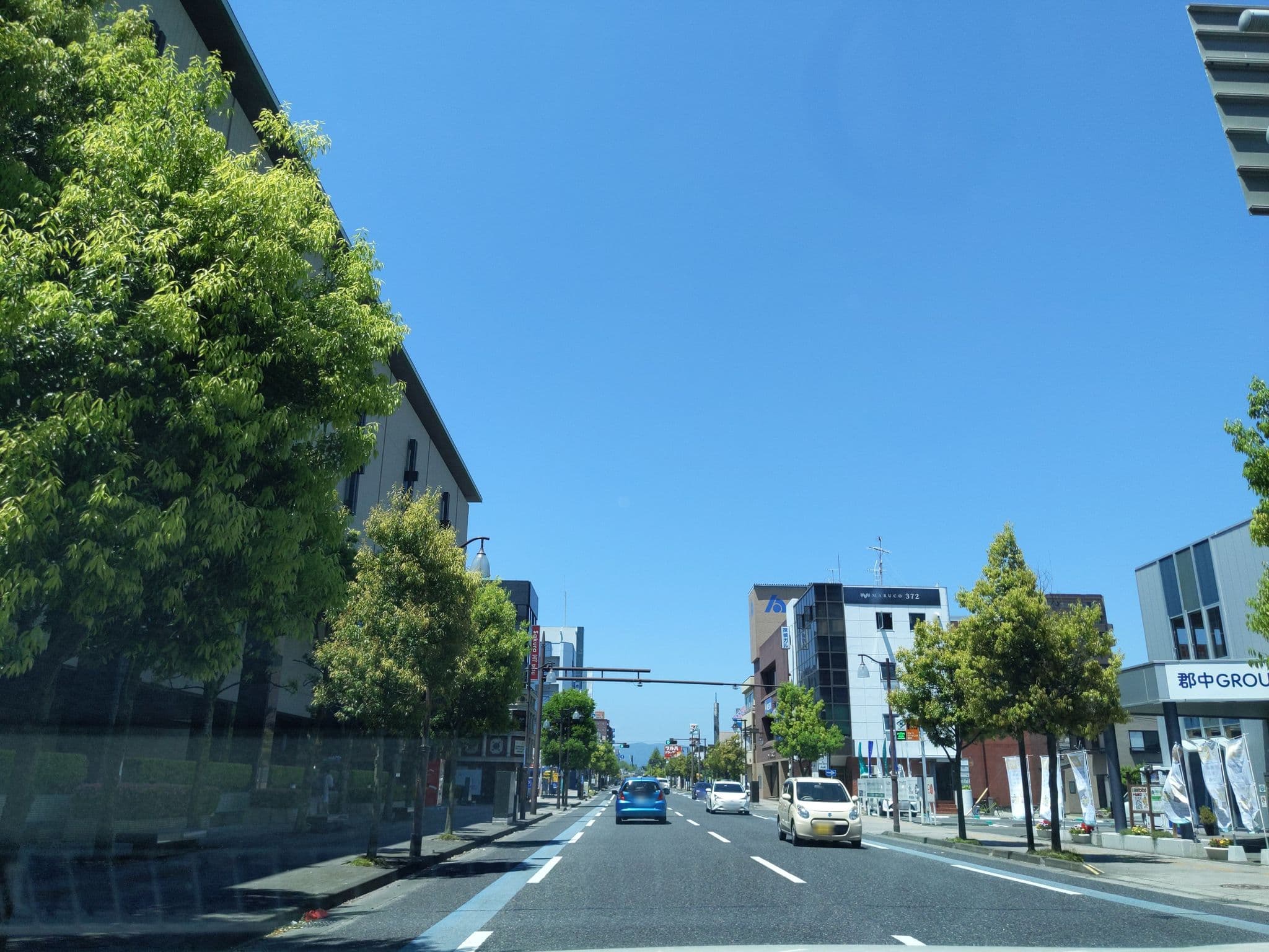 Street view near ホテル ハマツ, Kōriyama — © donuzium (CC BY-SA · Mapillary)