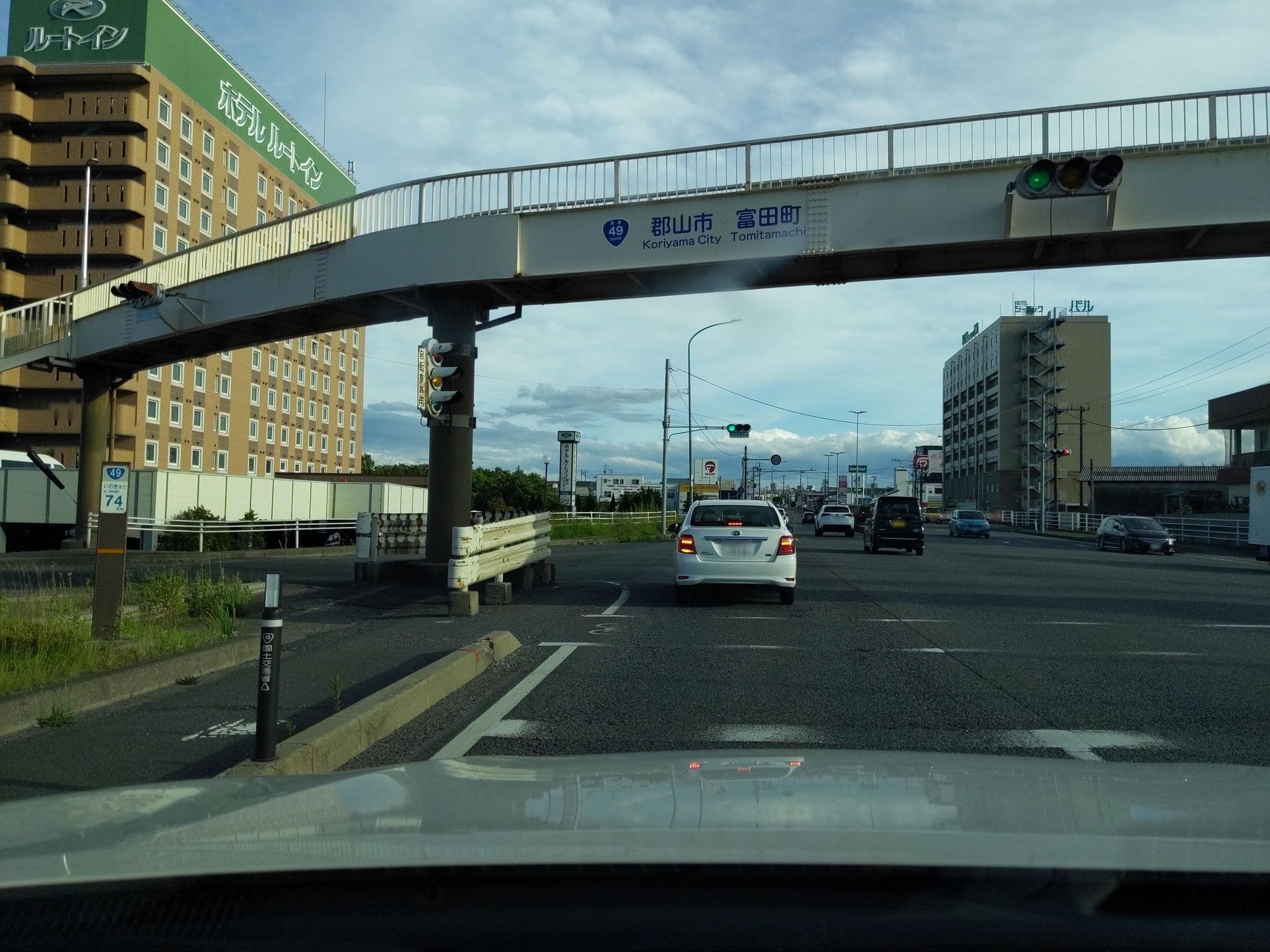 Street view near ホテル サンルート, Kōriyama — © marikocco (CC BY-SA · Mapillary)