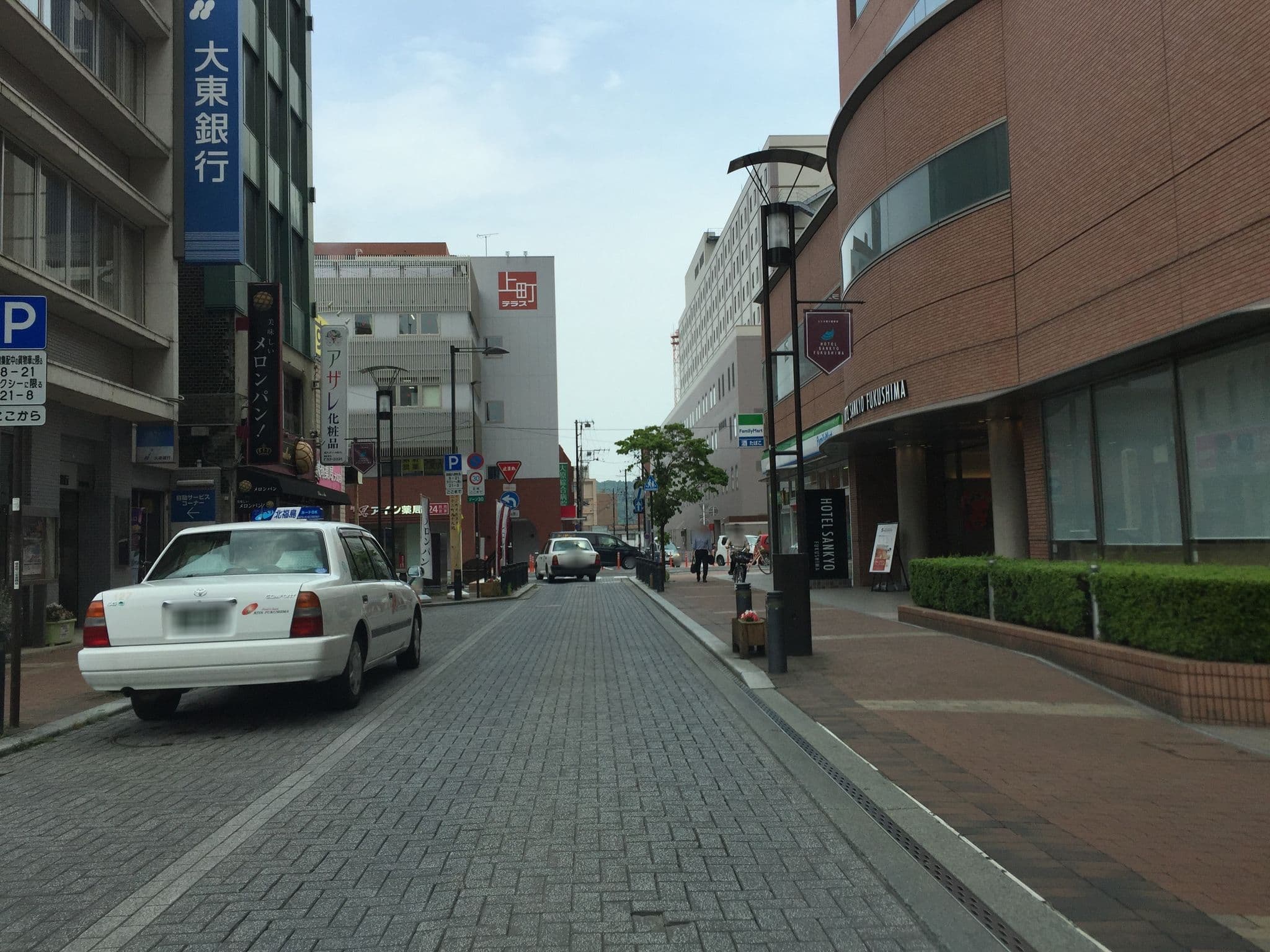 Street view near ホテルサンキョウ福島, Fukushima — © tometome (CC BY-SA · Mapillary)