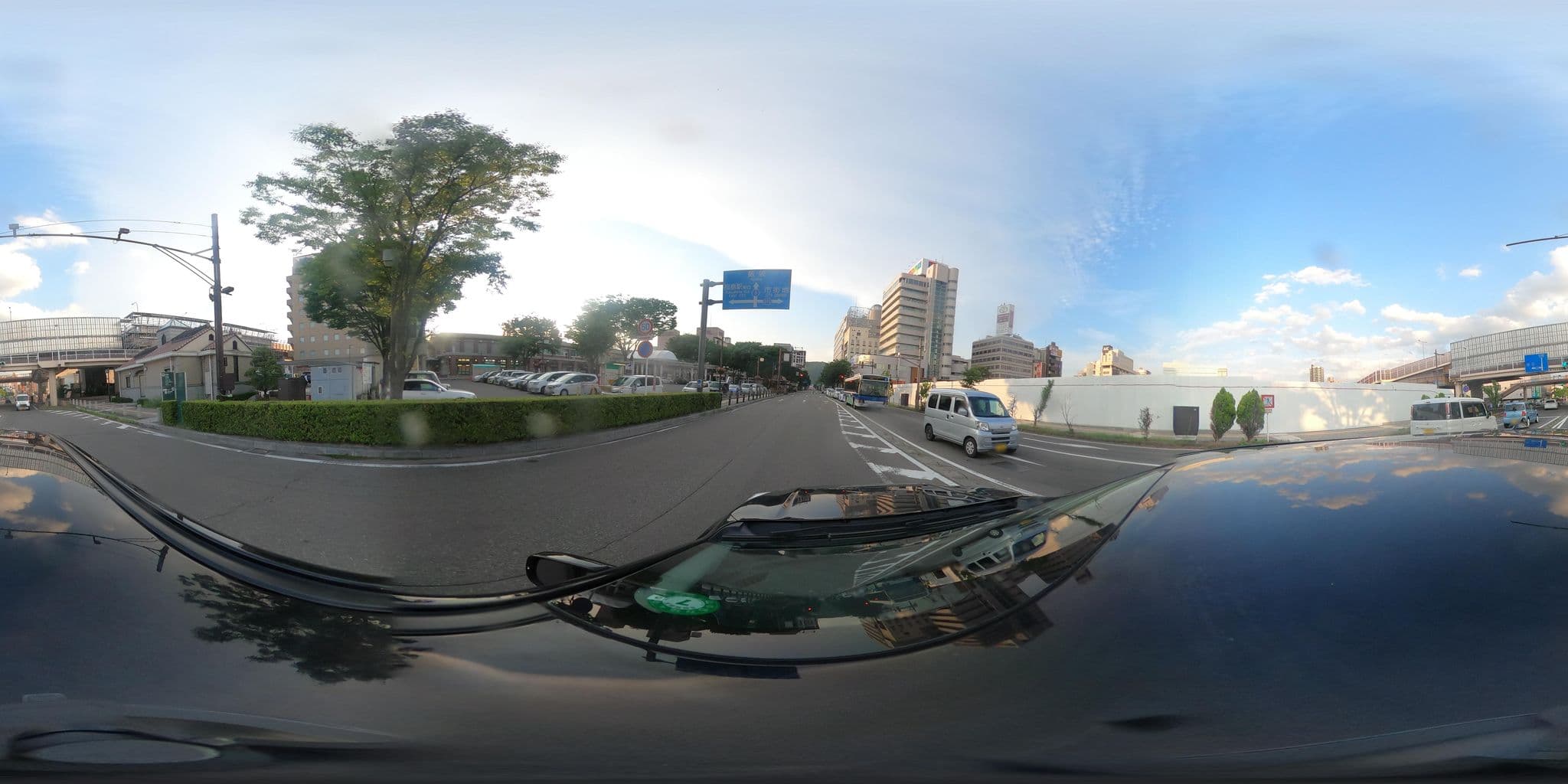 Street view near JR東日本ホテルメッツ福島 (JR-East Hotel Mets Fukushima), Fukushima — © rgtm_ryuiki (CC BY-SA · Mapillary)