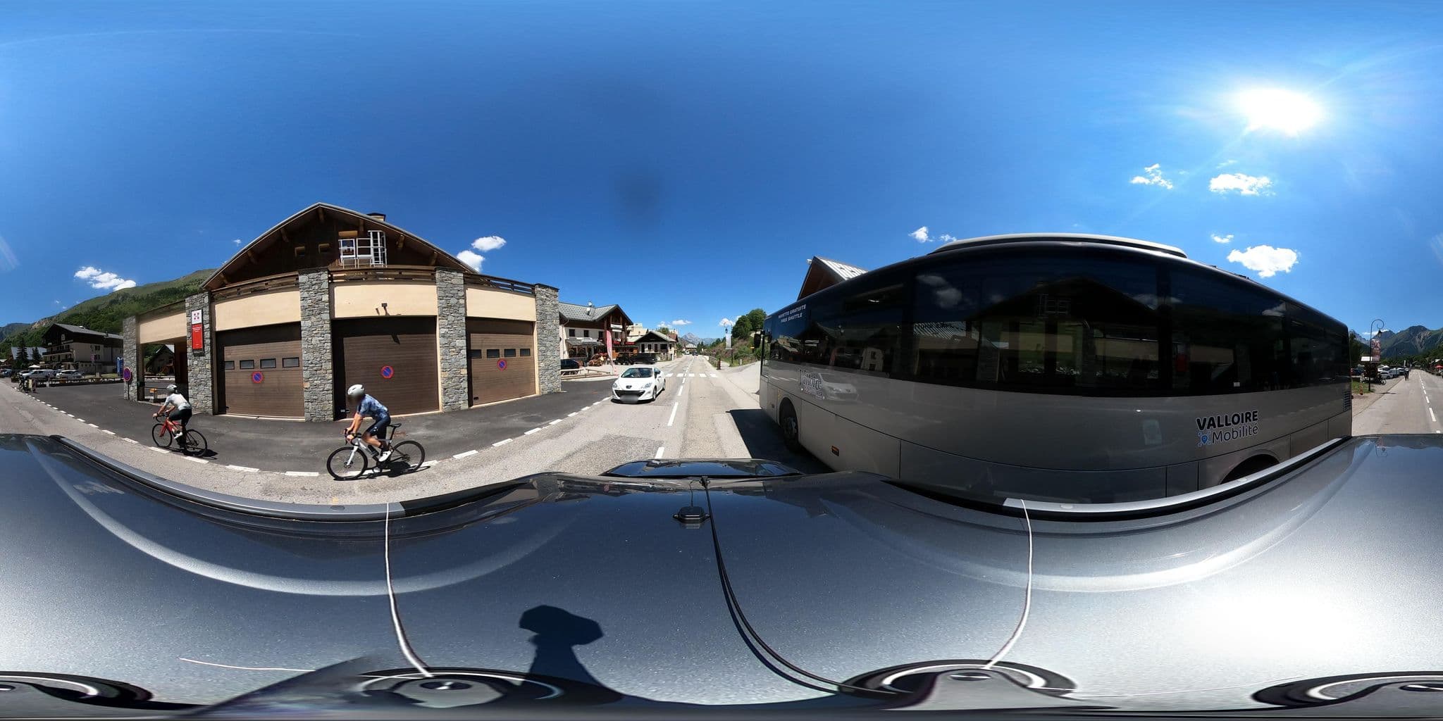Street view near Chez Léonie, Valloire