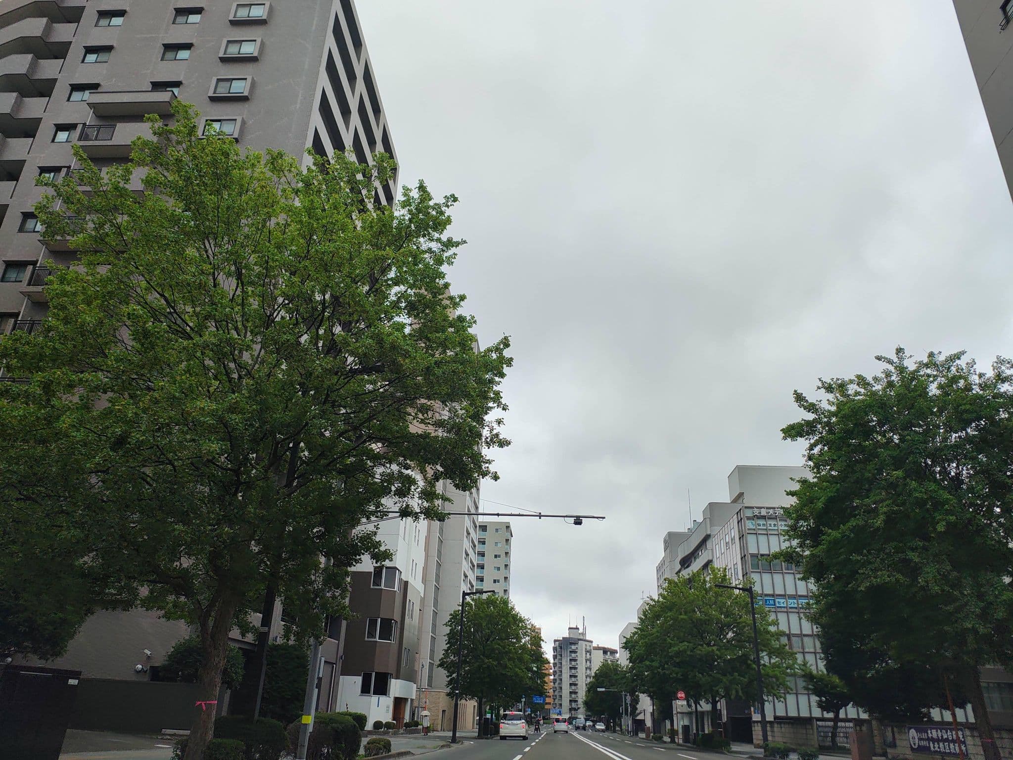 Street view near ホテルグリーンライン, Sendai — © bunpai (CC BY-SA · Mapillary)