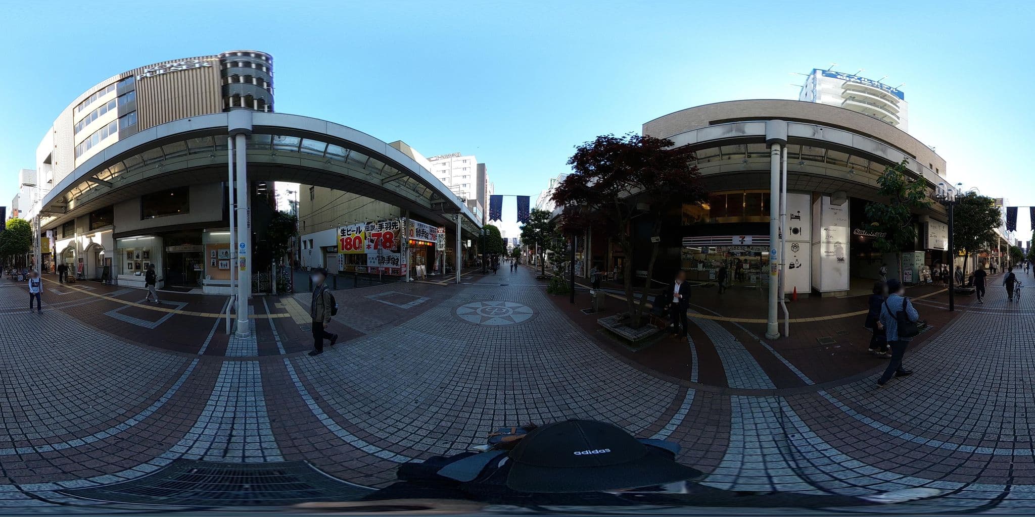 Street view near スマイルホテル仙台国分町, Sendai — © xzheng (CC BY-SA · Mapillary)