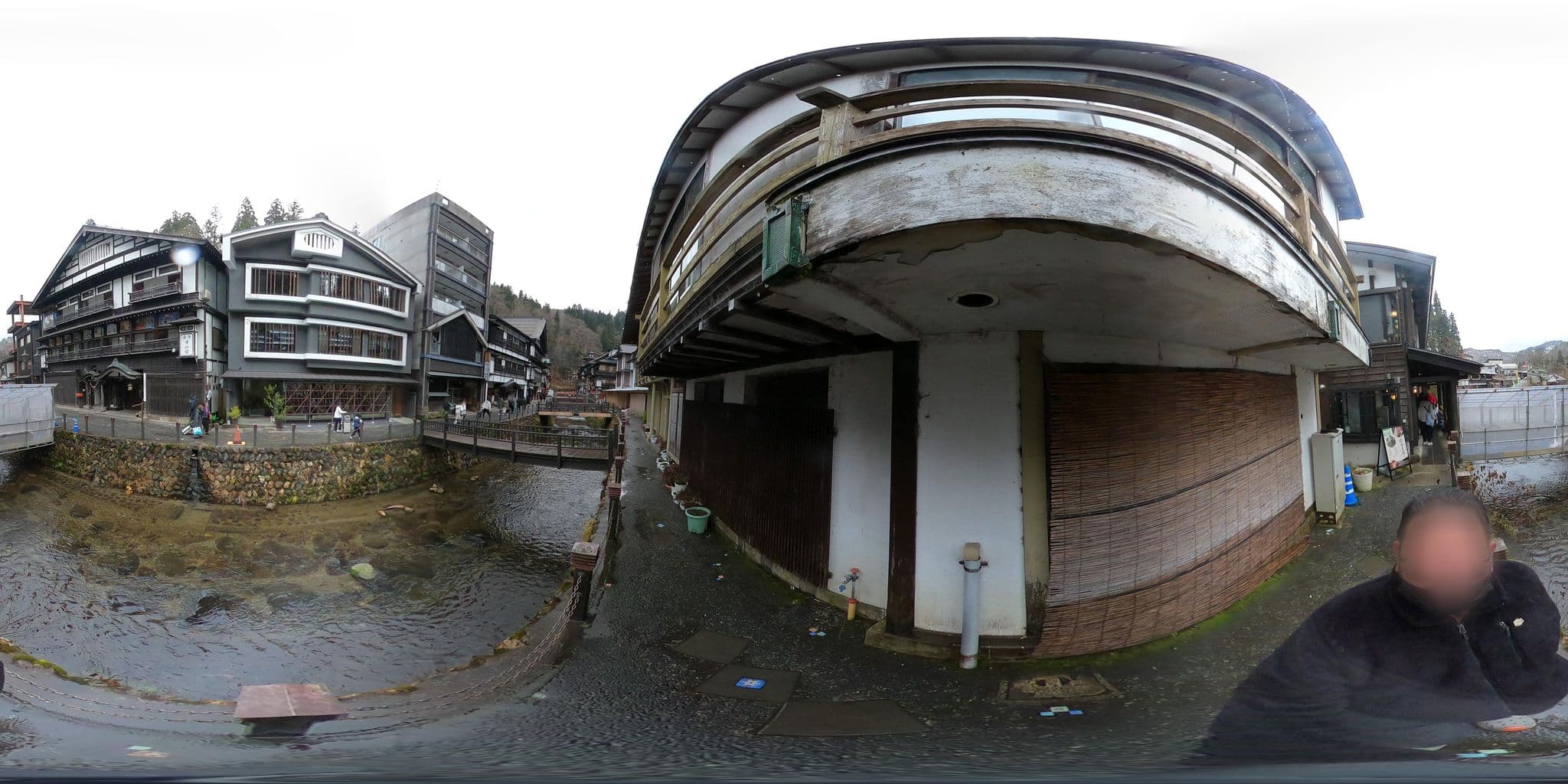 Street view near 柴田屋旅館, Obanazawa — © loglogy (CC BY-SA · Mapillary)