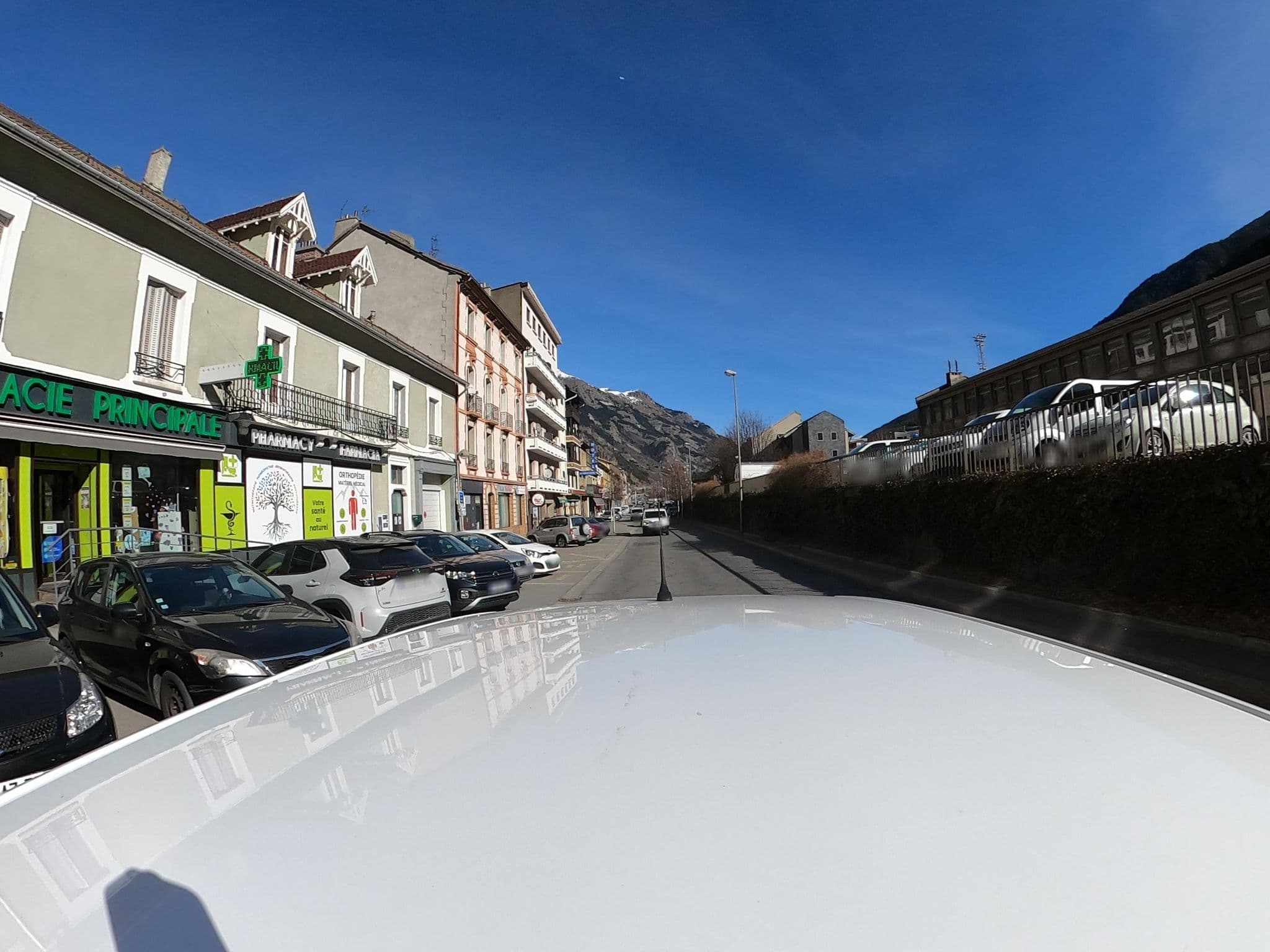 Street view near Hôtel de la Gare, Modane — © alexmodesto73 (CC BY-SA · Mapillary)