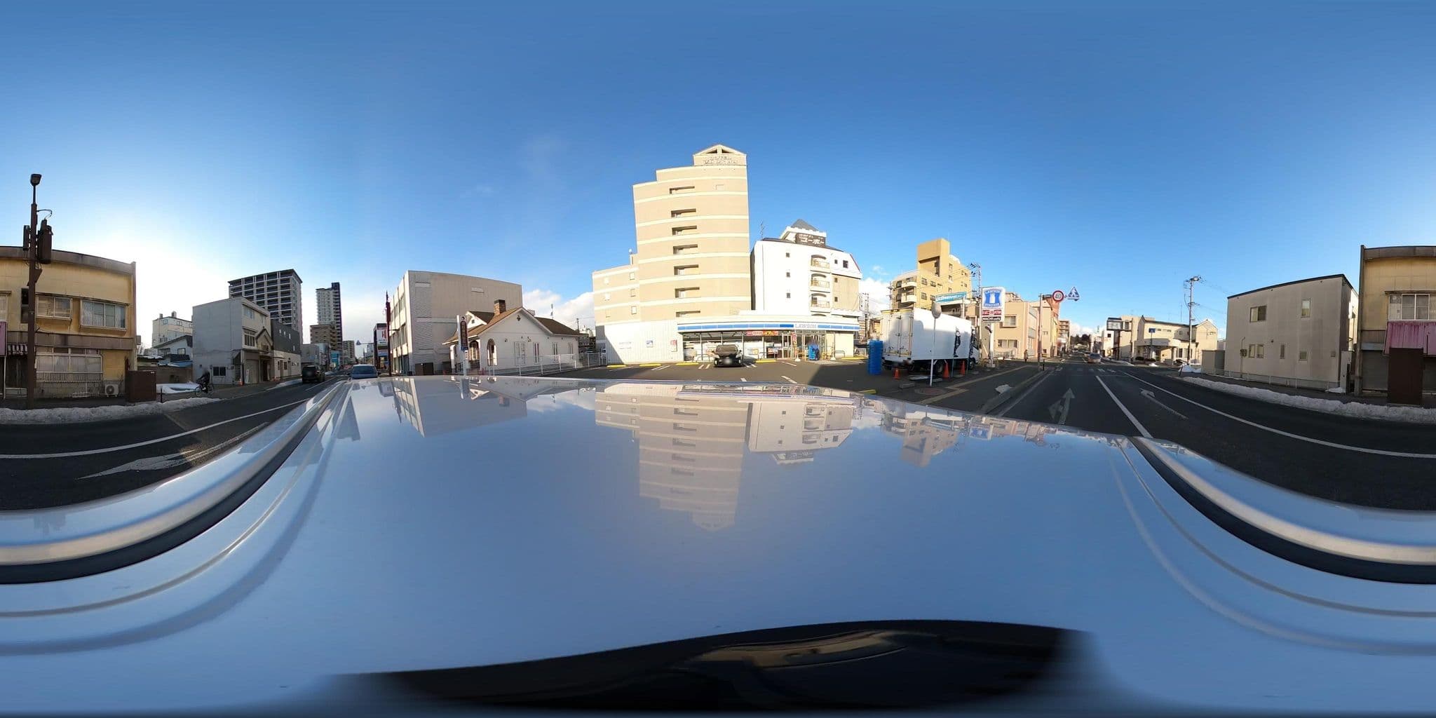 Street view near ホテル 西欧館, Morioka — © kojiroucircle (CC BY-SA · Mapillary)