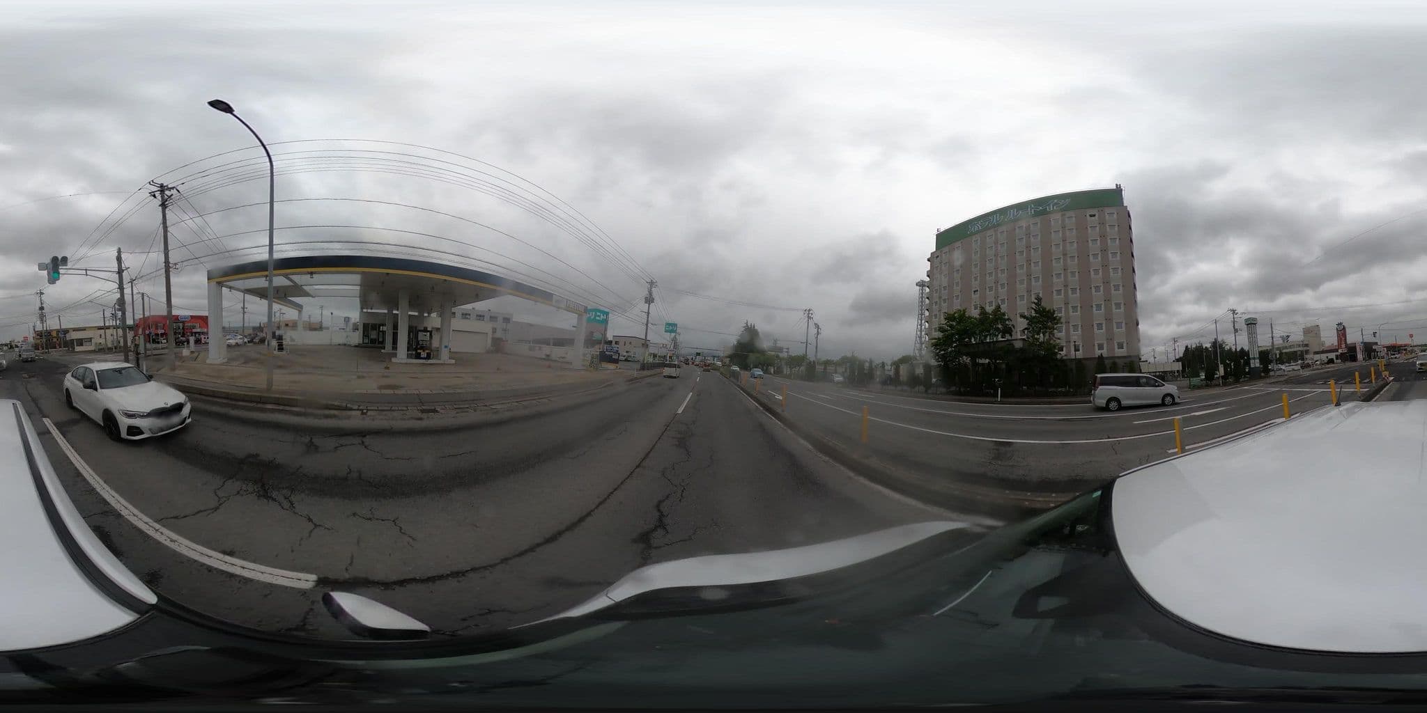 Street view near ホテルルートイン 弘前城東, Hirosaki — © flashkiwi (CC BY-SA · Mapillary)
