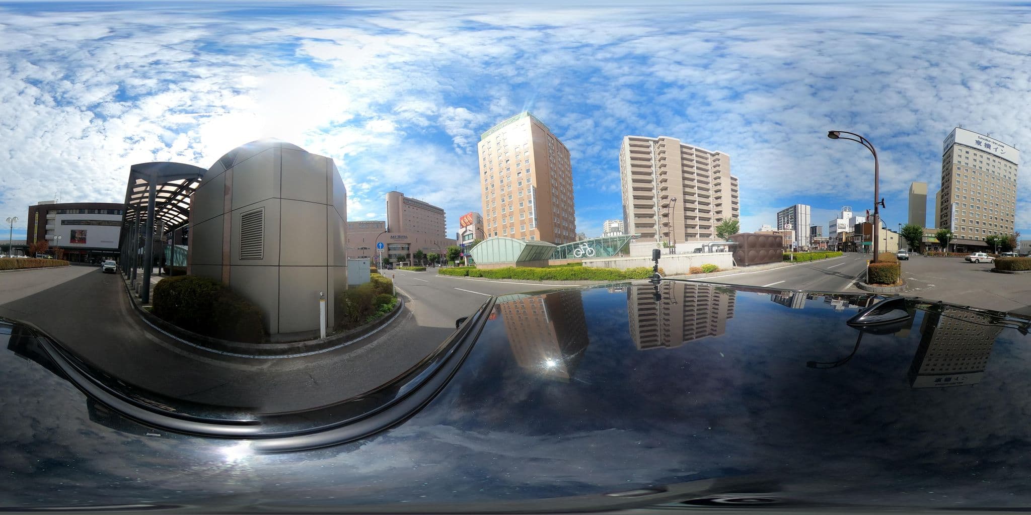 Street view near new castle hotel, Hirosaki — © rgtm_ryuiki (CC BY-SA · Mapillary)