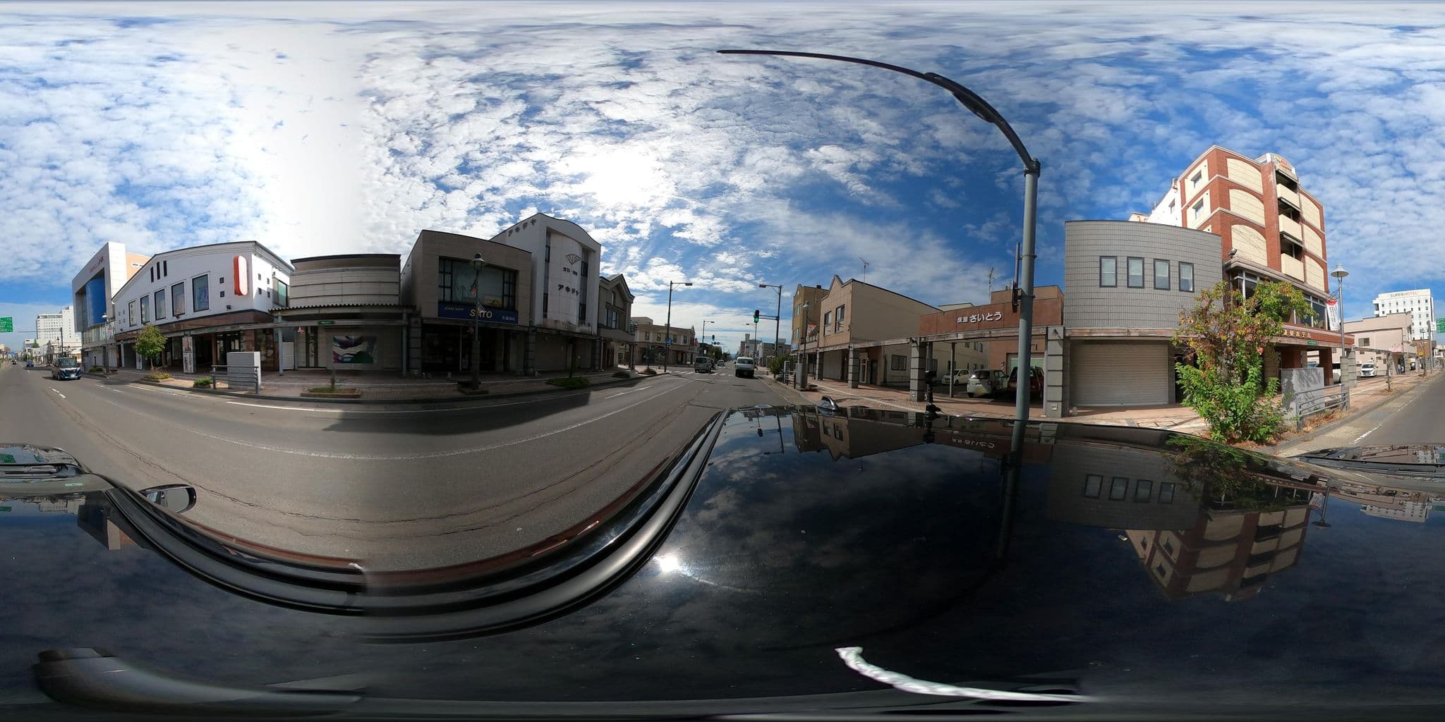 Street view near 弘前東栄ホテル, Hirosaki — © yuki_charo (CC BY-SA · Mapillary)