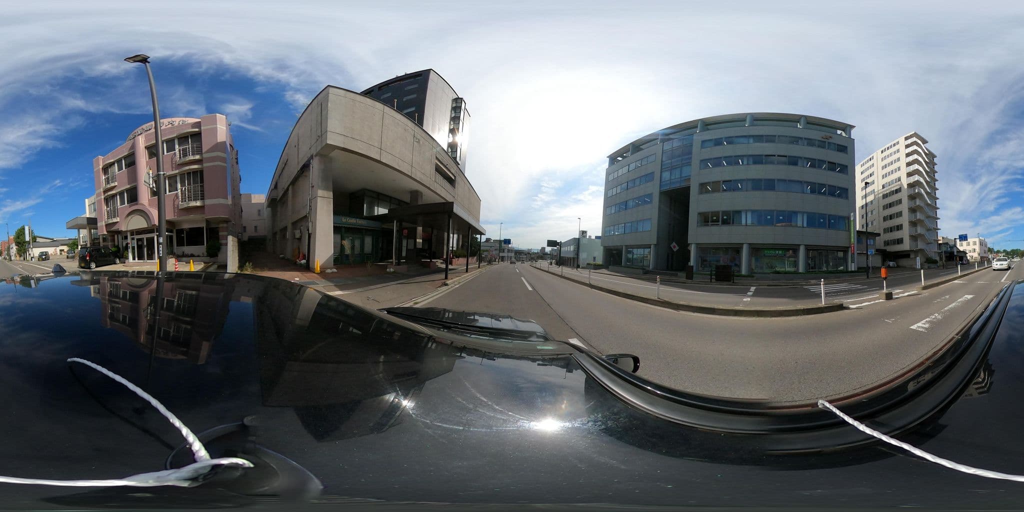 Street view near ホテルニューキャッスル, Hirosaki — © yuki_charo (CC BY-SA · Mapillary)