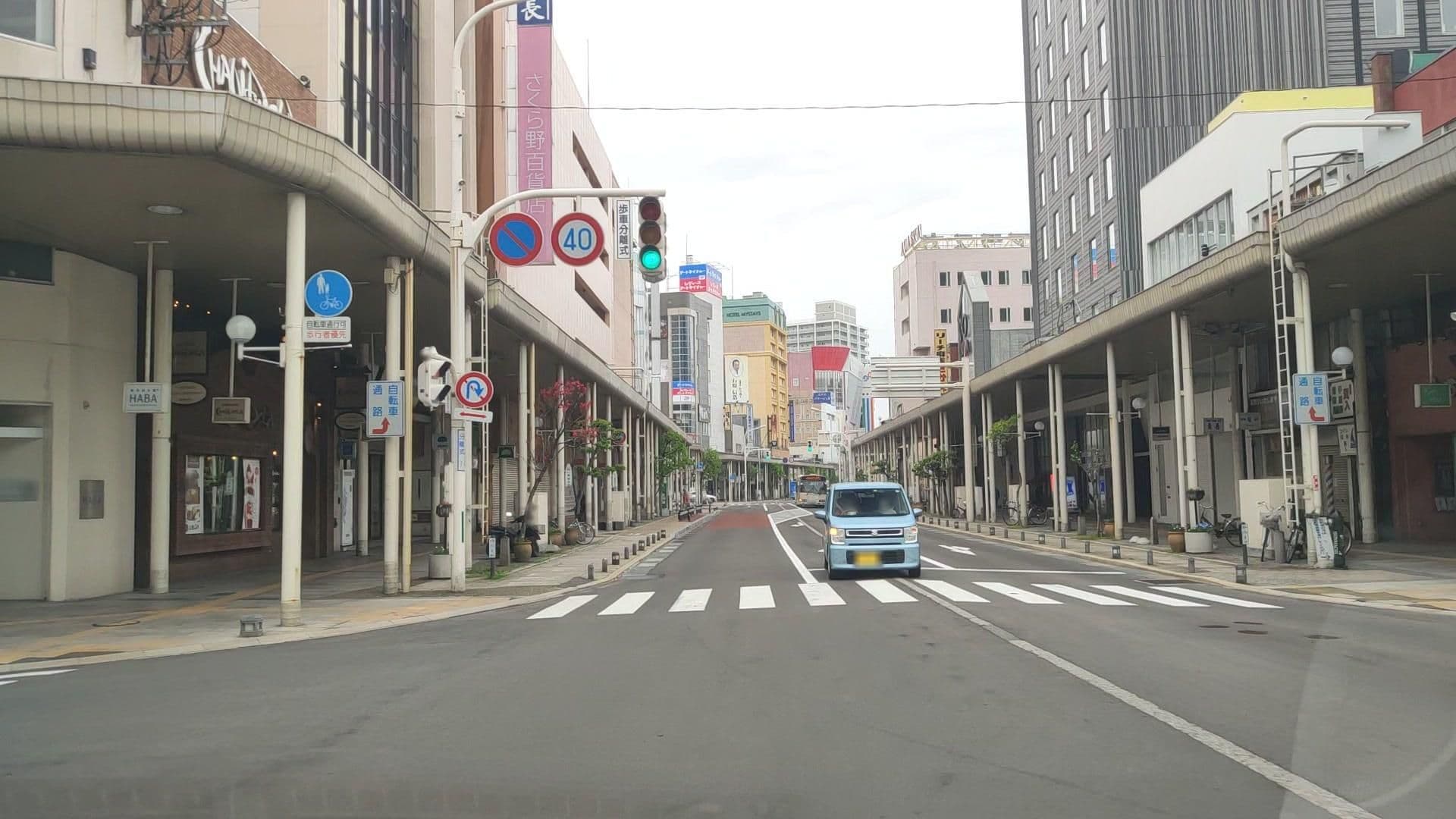 Street view near 駅前ホテル 青森館, Aomori — © drivephotograph (CC BY-SA · Mapillary)