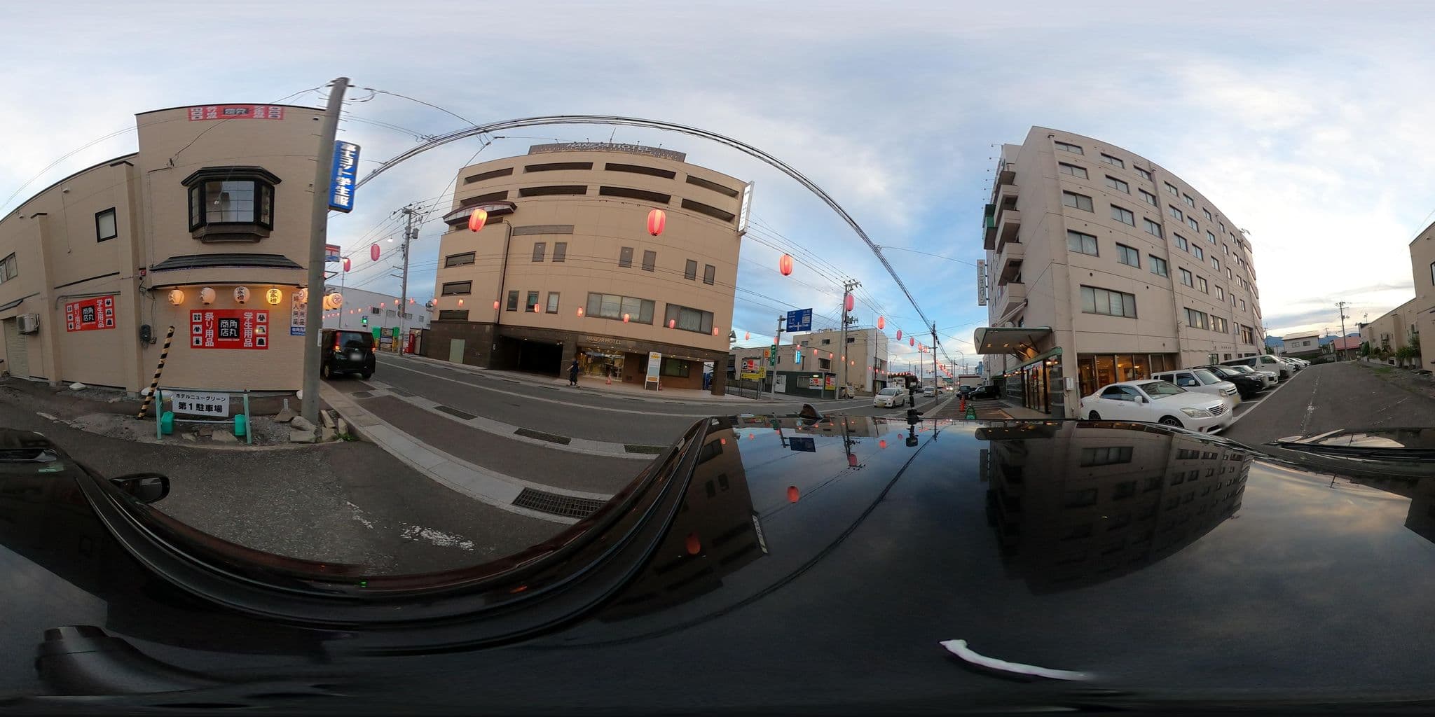 Street view near はねやホテル, Mutsu — © yuki_charo (CC BY-SA · Mapillary)