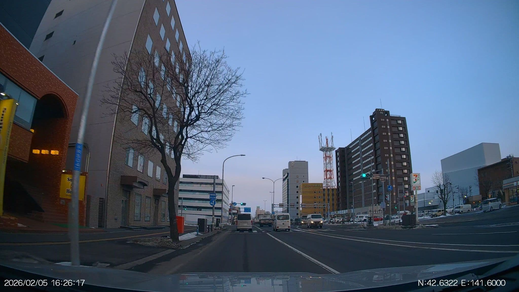 Street view near スマイルホテル苫小牧, Tomakomai — © aHS (CC BY-SA · Mapillary)