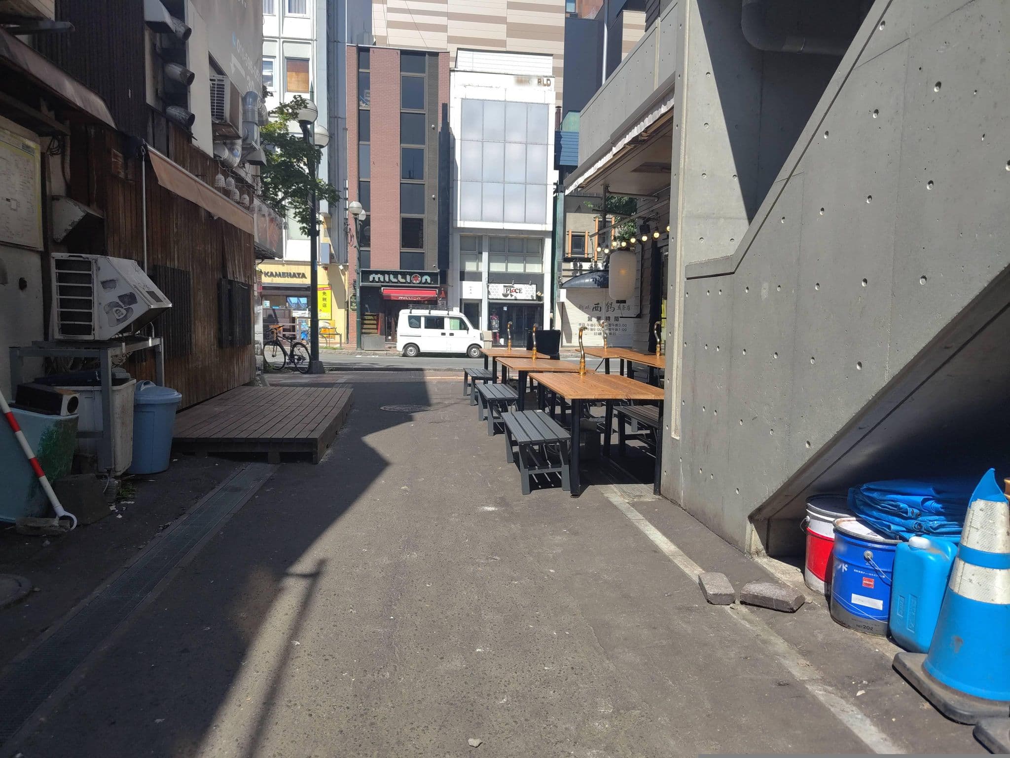 Street view near カプセルホテルCityCabin すすきの店, Sapporo — © komali2 (CC BY-SA · Mapillary)