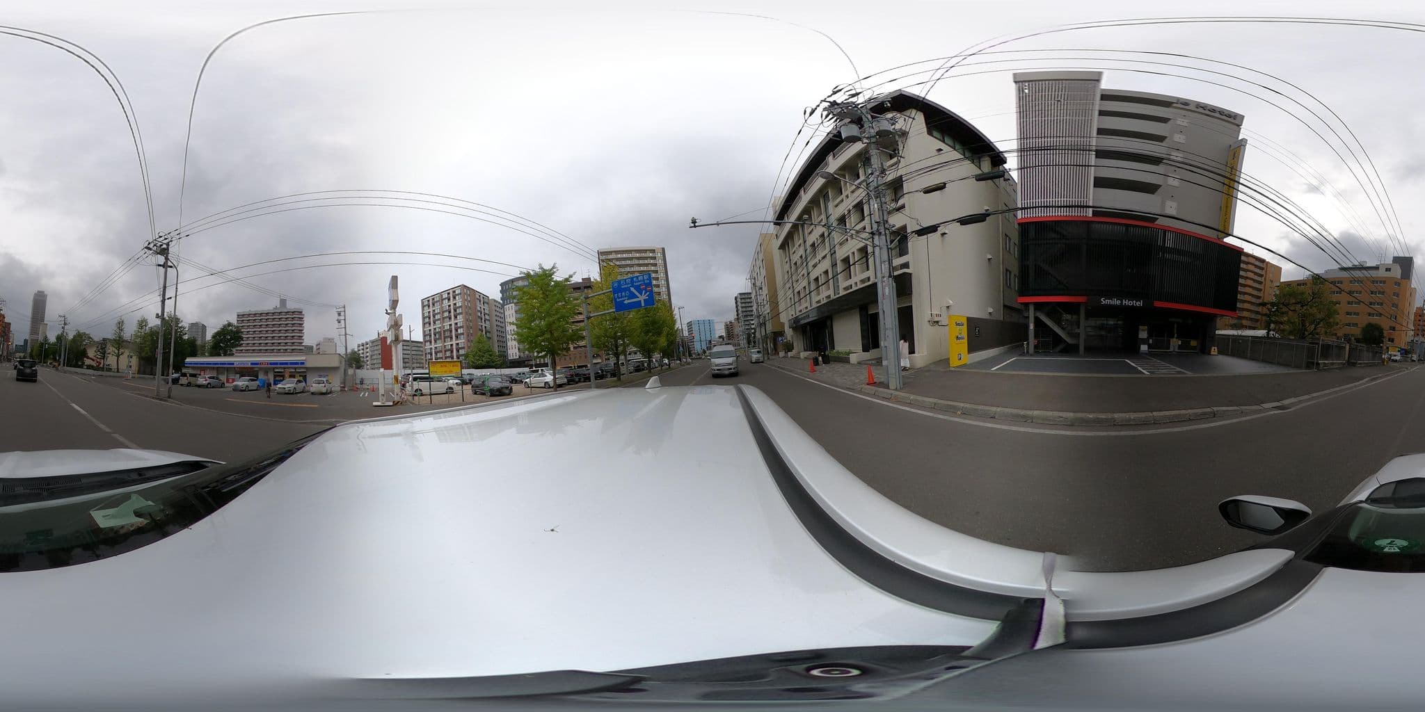 Street view near スマイルホテル 札幌すすきの南, Sapporo — © yuki_charo (CC BY-SA · Mapillary)
