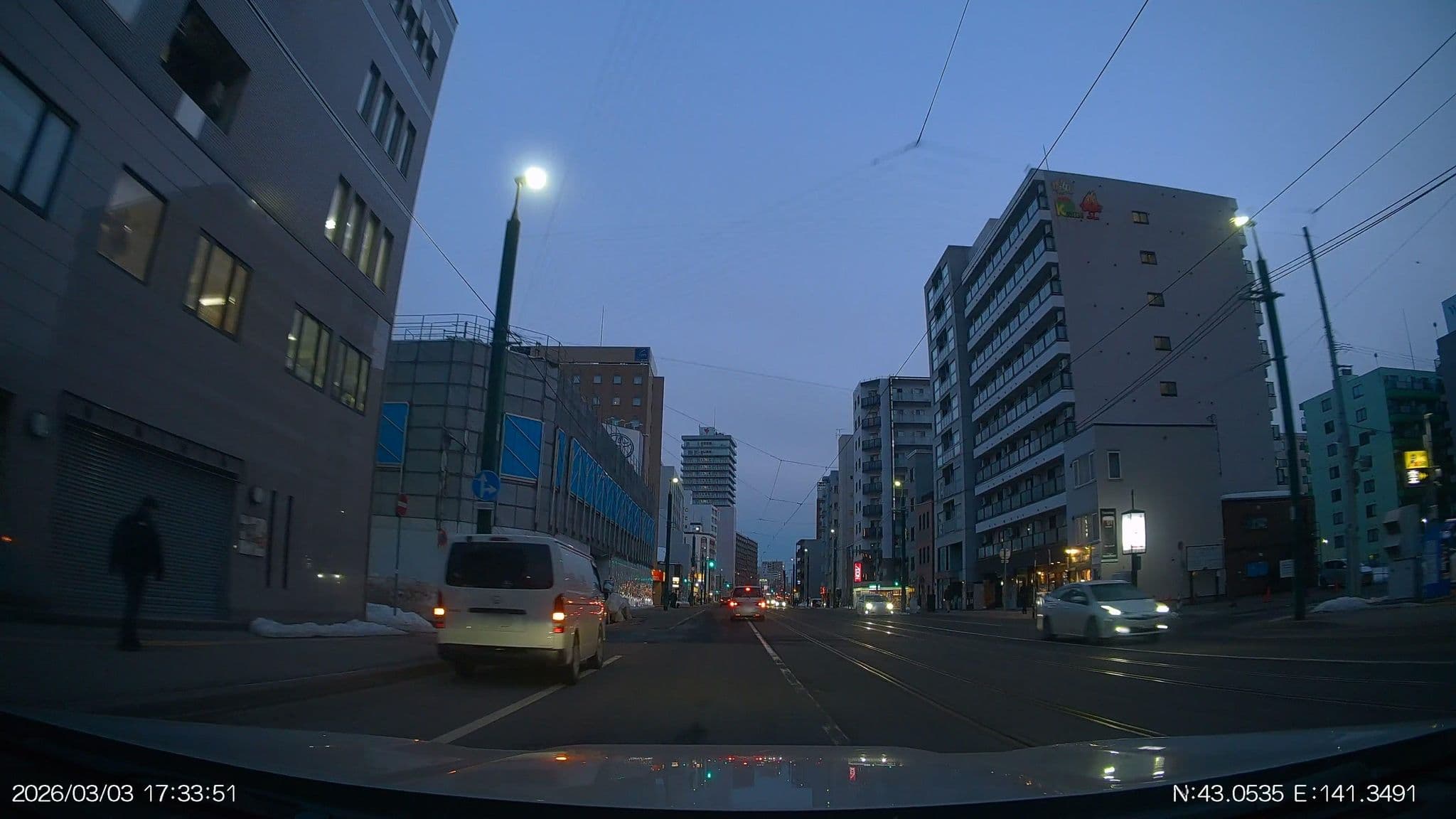 Street view near Randor Residential Hotel Sapporo Suites, Sapporo — © aHS (CC BY-SA · Mapillary)