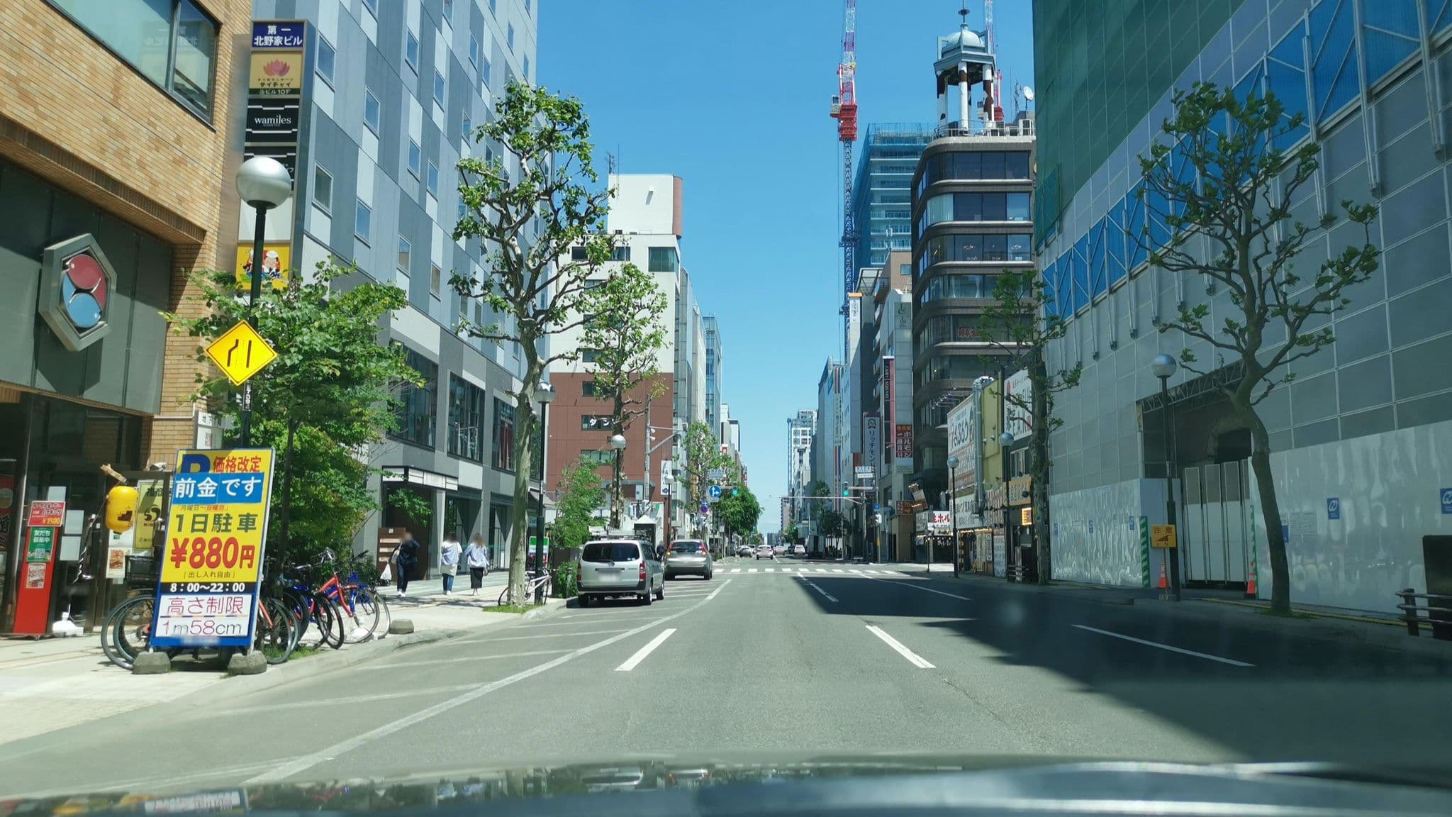 Street view near 東急ステイ札幌大通, Sapporo — © watalucky (CC BY-SA · Mapillary)