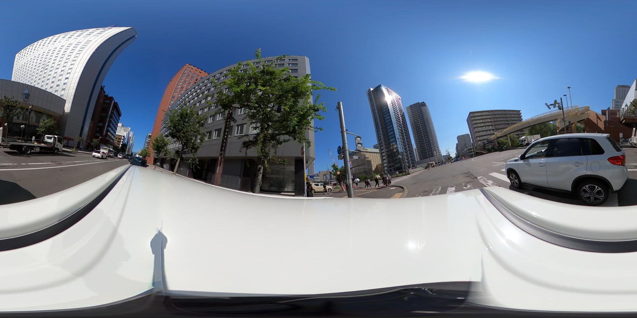 Street view near Crowne Plaza, Sapporo — © kojiroucircle (CC BY-SA · Mapillary)
