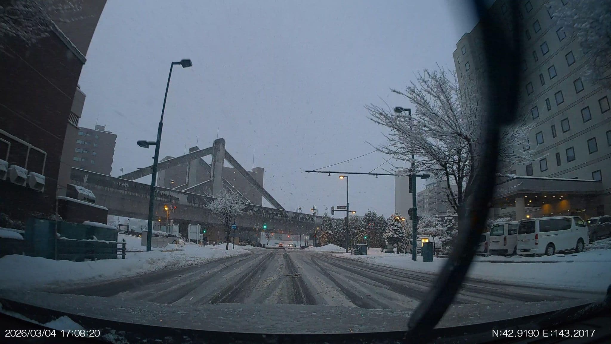 Street view near ホテル ルートイン 帯広駅前, Obihiro — © aHS (CC BY-SA · Mapillary)