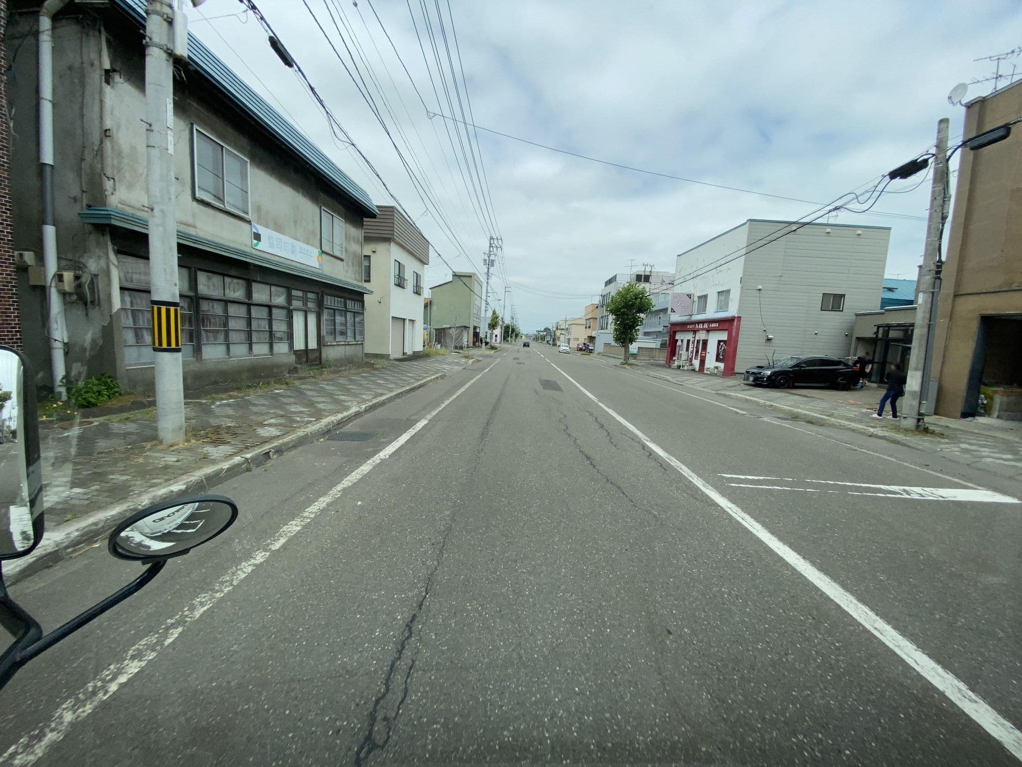 Street view near だるま屋旅館, Bibai — © irvinfly (CC BY-SA · Mapillary)