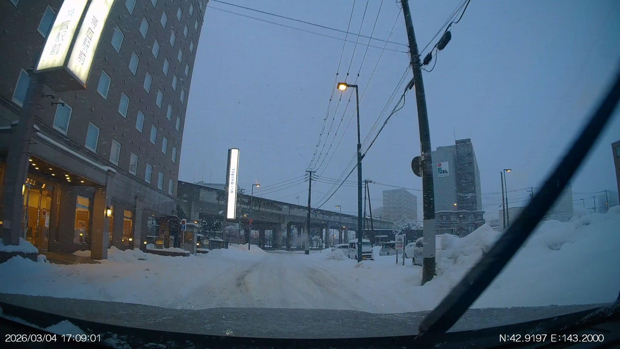 Street view near 東横イン とかち・帯広駅前, Obihiro — © aHS (CC BY-SA · Mapillary)