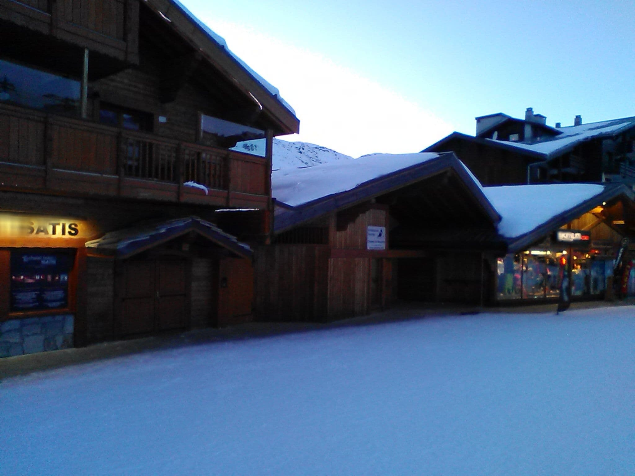 Street view near Chalet GIRONIMO, Val Thorens