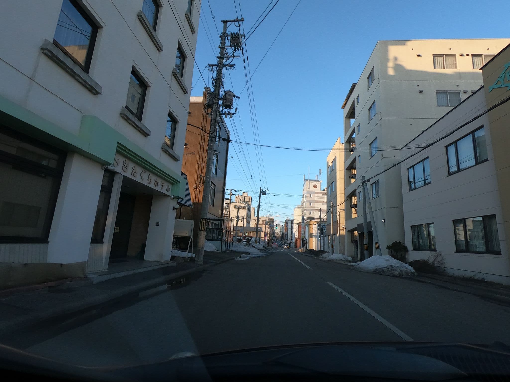 Street view near きたぐちホテル, Kitami — © hokkosha (CC BY-SA · Mapillary)