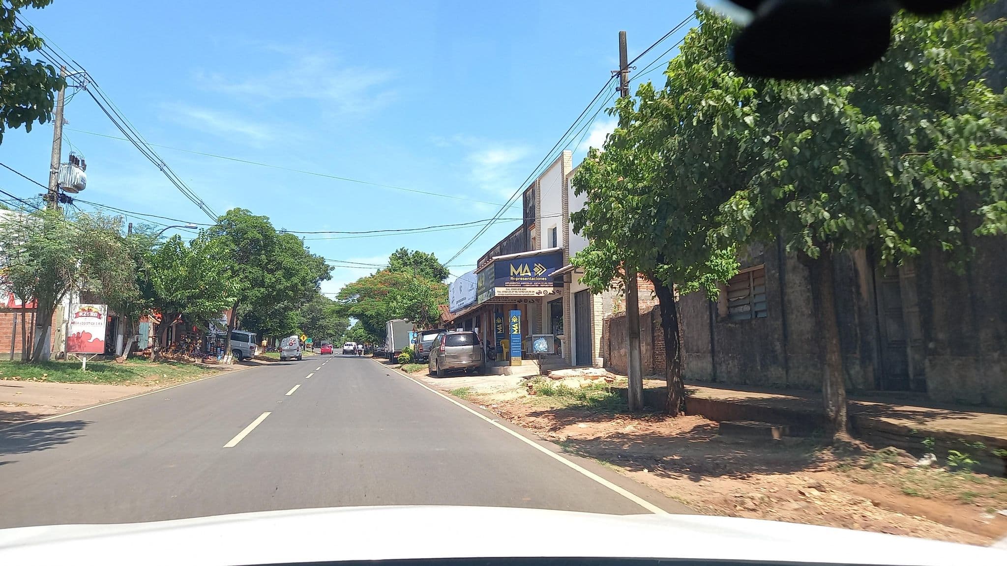 Street view near Hotel María Auxiliadora, Santa María — © mallasur (CC BY-SA · Mapillary)