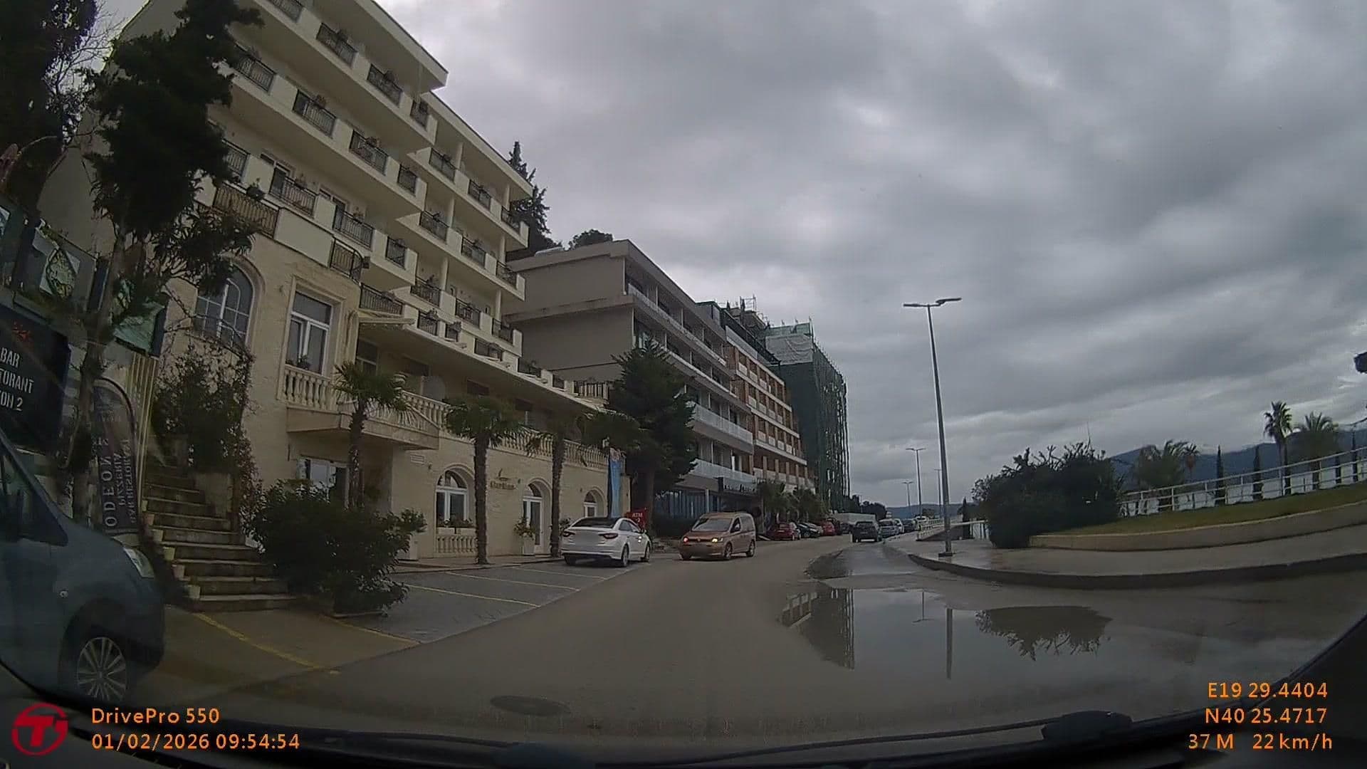 Street view near Crystal Luxury Resort, Vlorë — © denisju_osm (CC BY-SA · Mapillary)