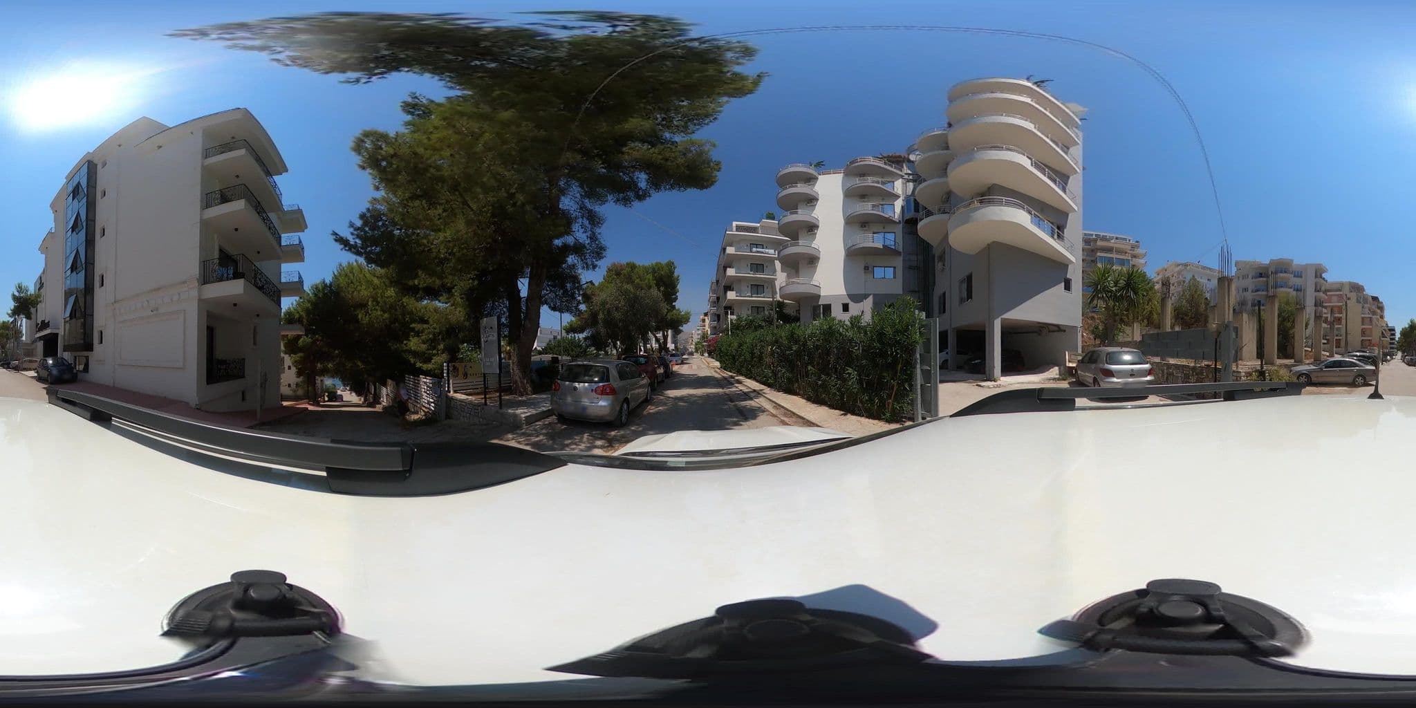 Street view near Glow Boutique Hotel & Suites, Sarandë — © tumblecow (CC BY-SA · Mapillary)