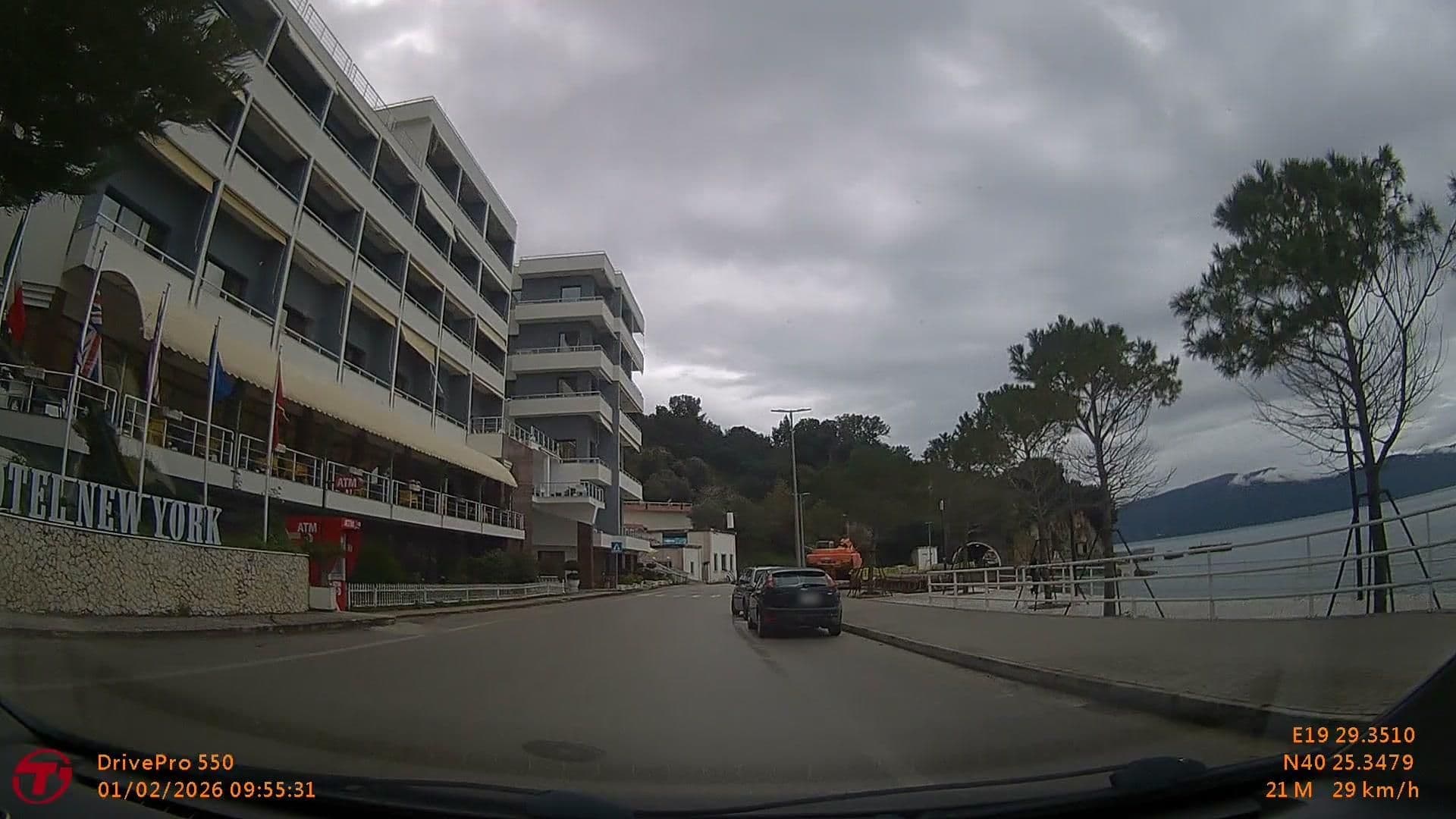 Street view near Hotel New York Vlore, Vlorë — © denisju_osm (CC BY-SA · Mapillary)