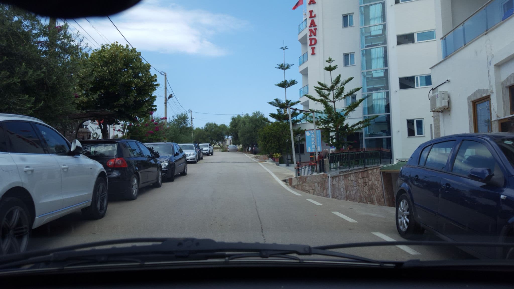 Street view near Hotel Rizario, Ksamil — © denisju_osm (CC BY-SA · Mapillary)