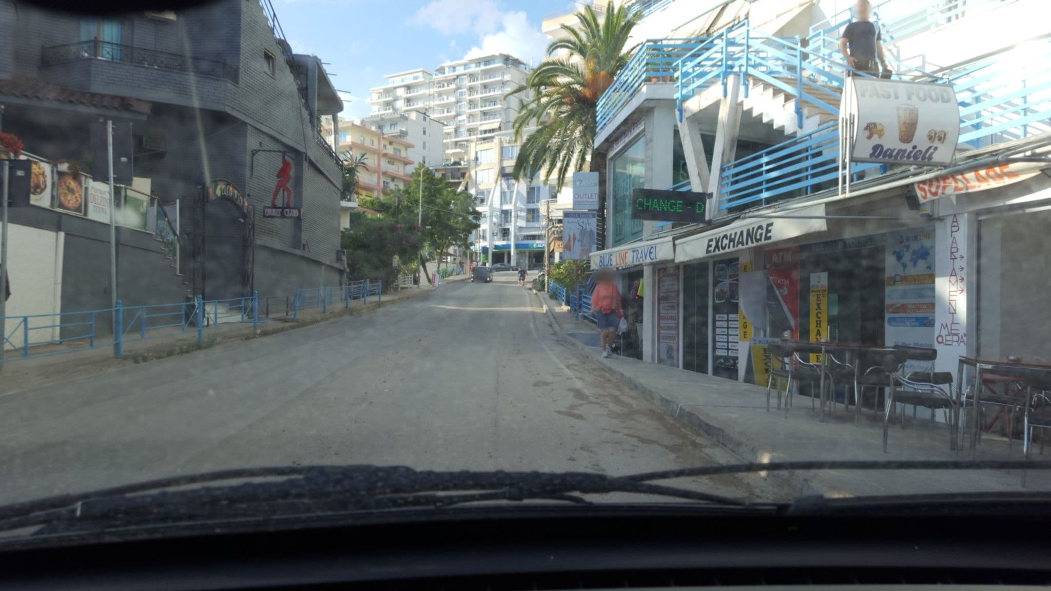 Street view near Aquamarine Apartments, Sarandë — © denisju_osm (CC BY-SA · Mapillary)