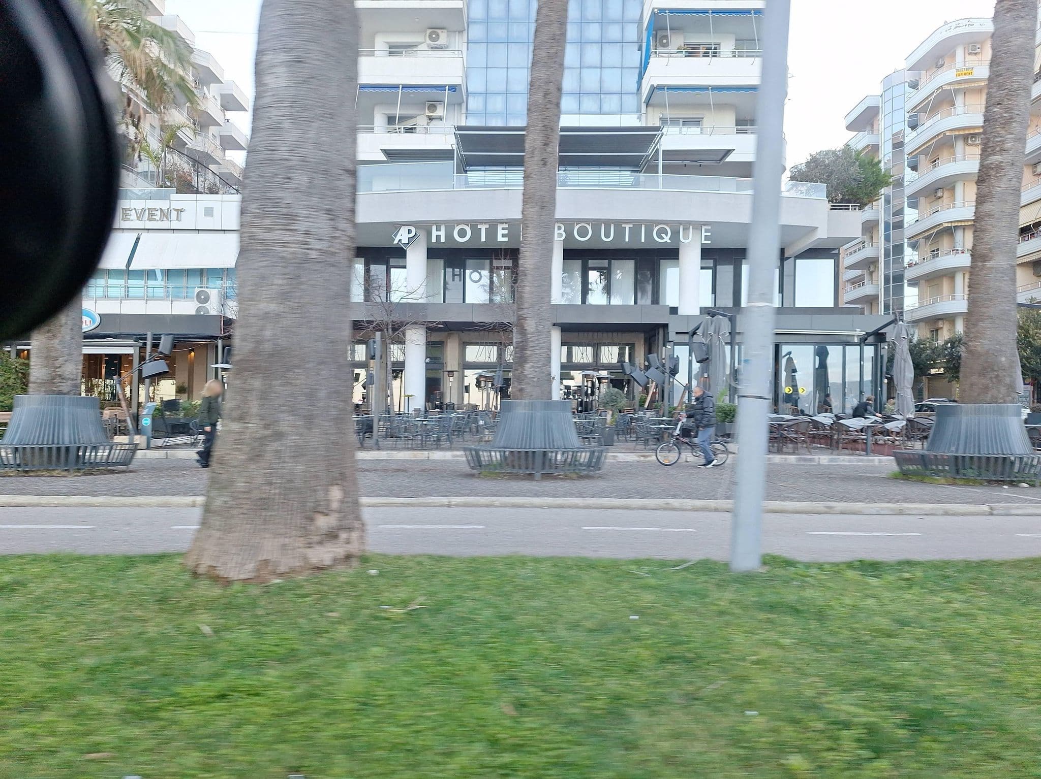 Street view near Hotel Nacional Vlore, Vlorë — © denisju_osm (CC BY-SA · Mapillary)
