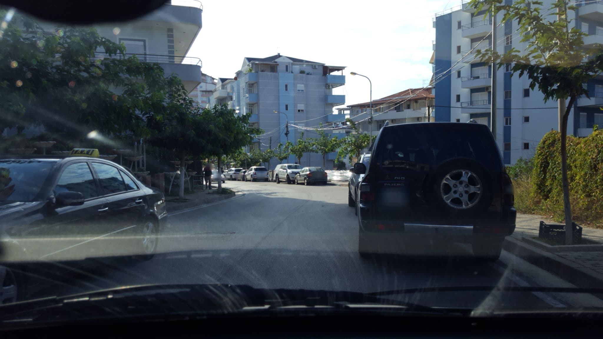Street view near Sunrise Luxury Apartments, Sarandë — © denisju_osm (CC BY-SA · Mapillary)