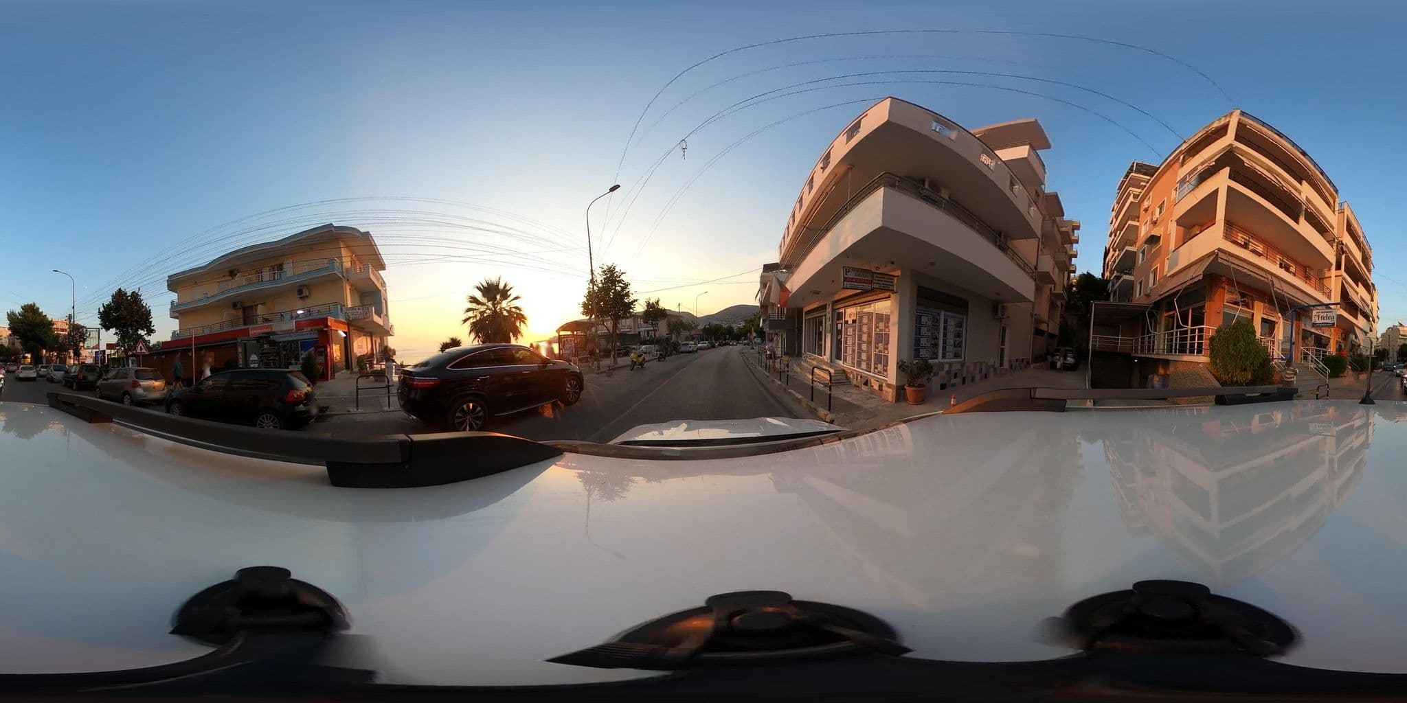 Street view near Barracuda Hotel, Sarandë — © tumblecow (CC BY-SA · Mapillary)