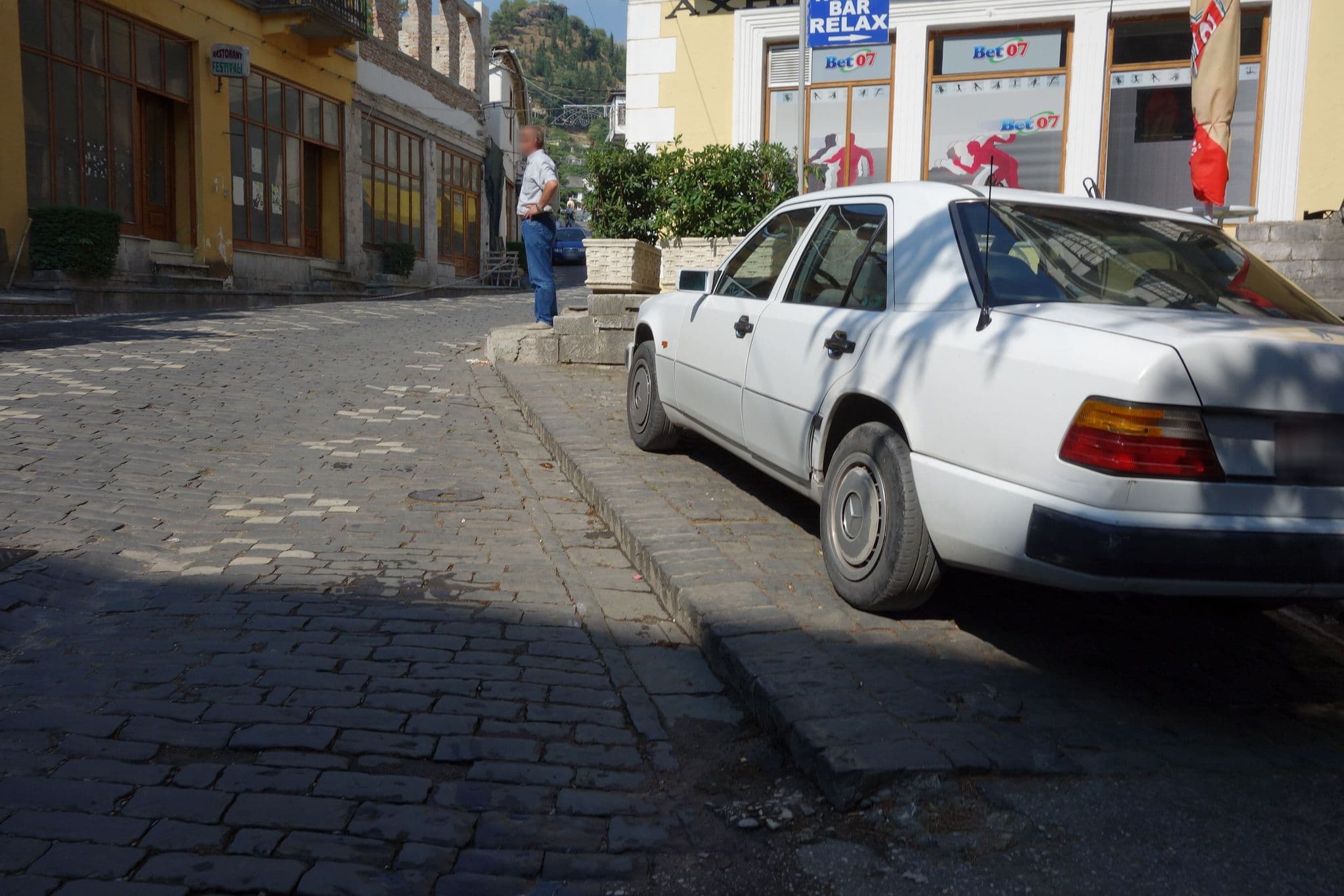 Street view near Hostel Sopoti, Gjirokastër — © malenki (CC BY-SA · Mapillary)
