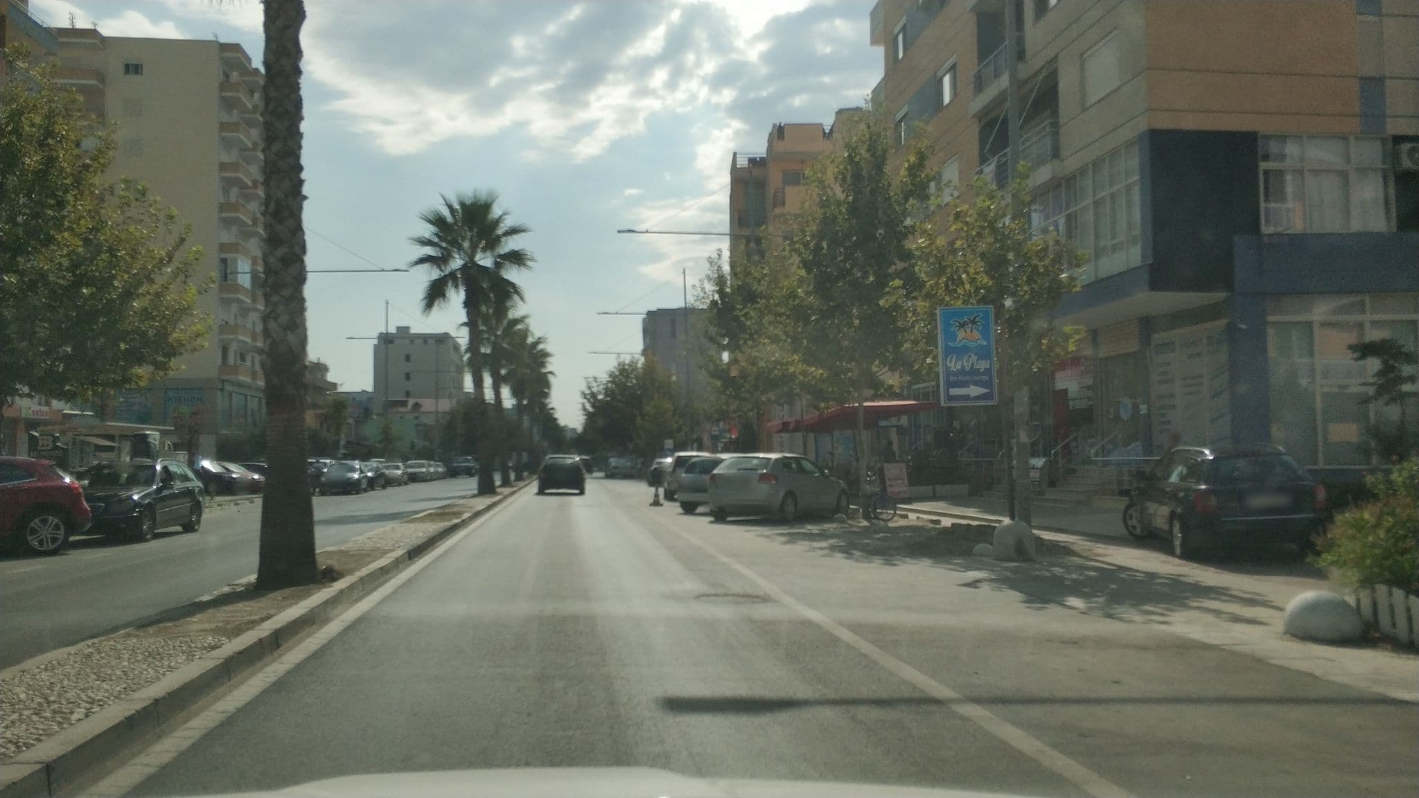 Street view near VH Eurostar Durres Hotel & Beach, Rrashbull — © freddouhelk (CC BY-SA · Mapillary)