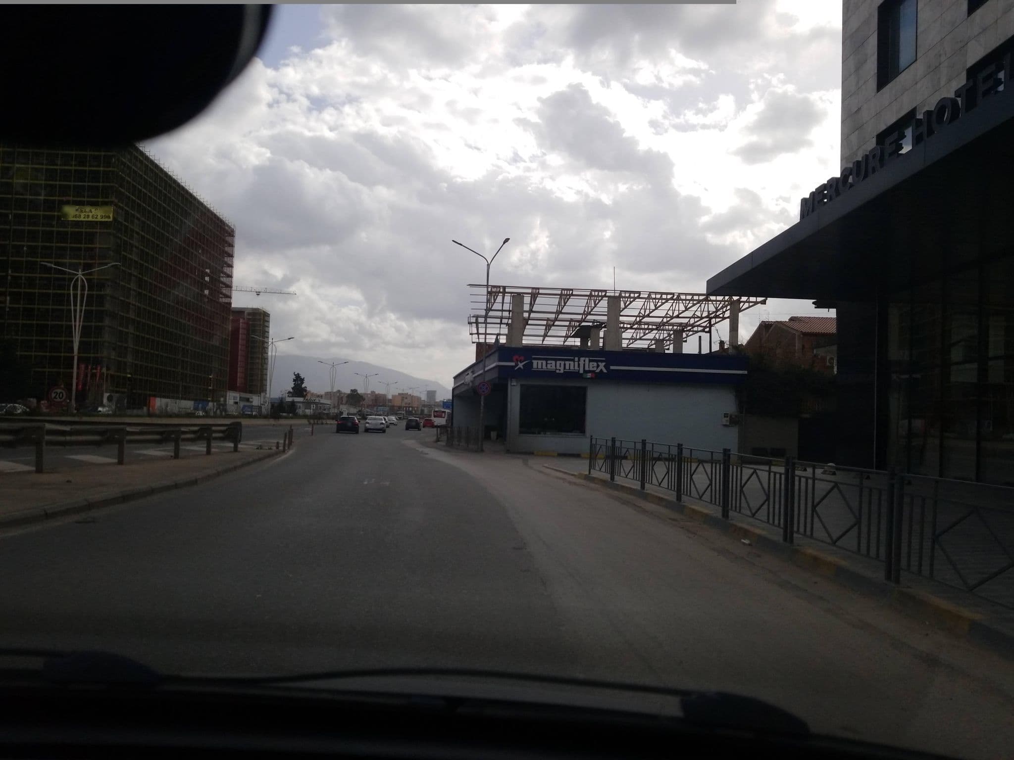 Street view near Mercure Tirana, Tirana — © denisju_osm (CC BY-SA · Mapillary)