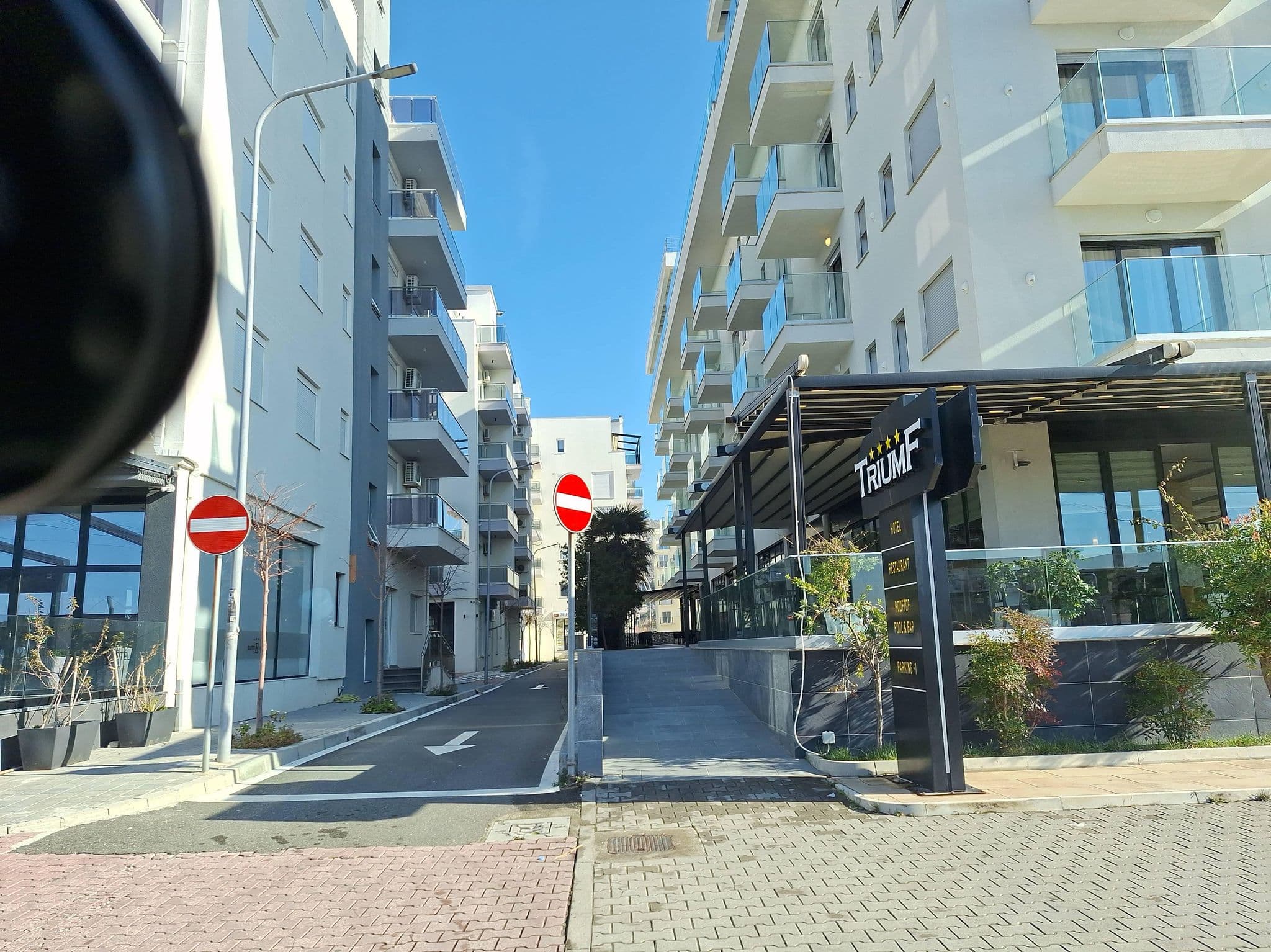 Street view near Hotel Zelin, Shëngjin — © denisju_osm (CC BY-SA · Mapillary)