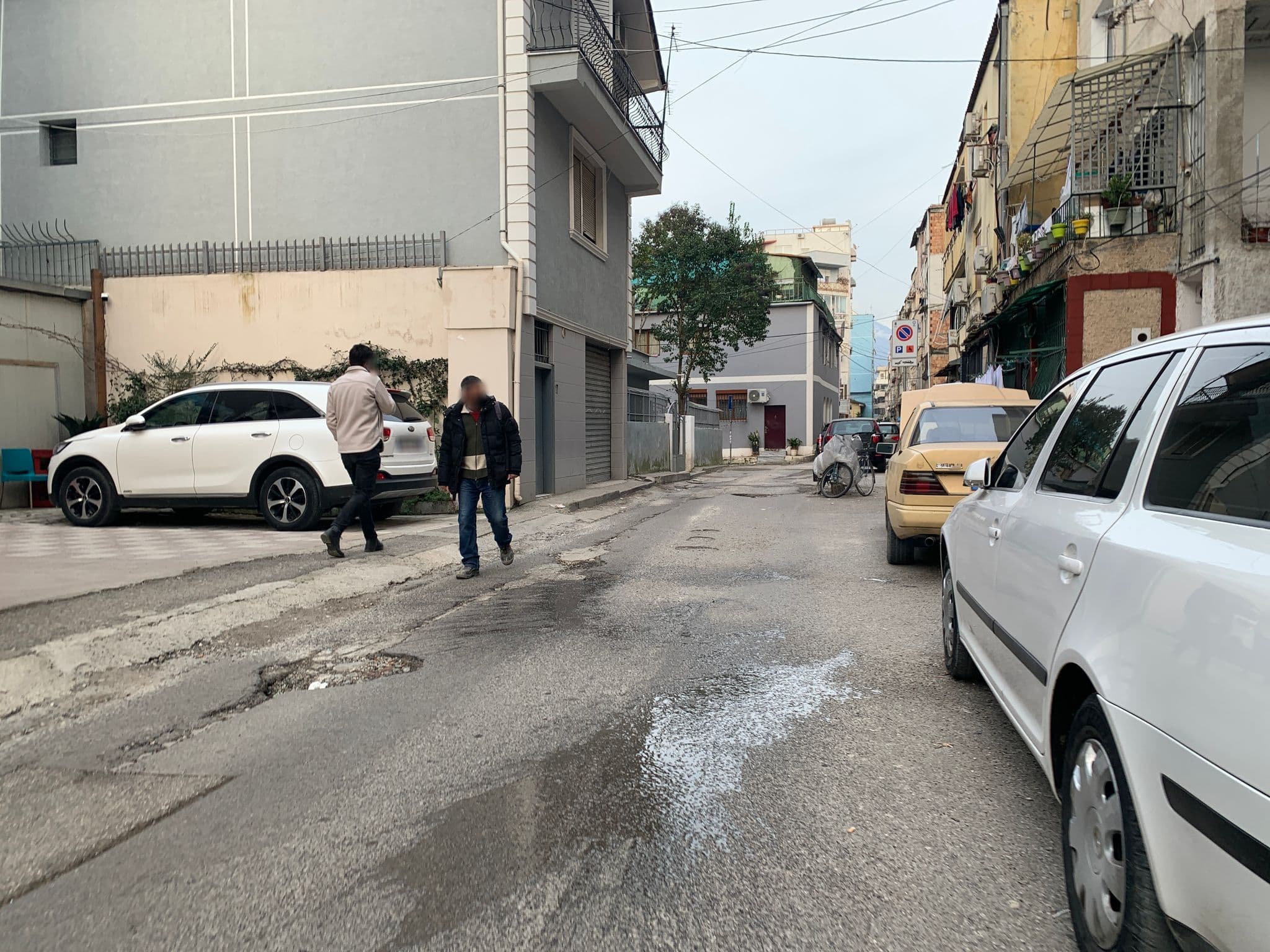 Street view near Hotel Blloku, Tirana — © egorka (CC BY-SA · Mapillary)