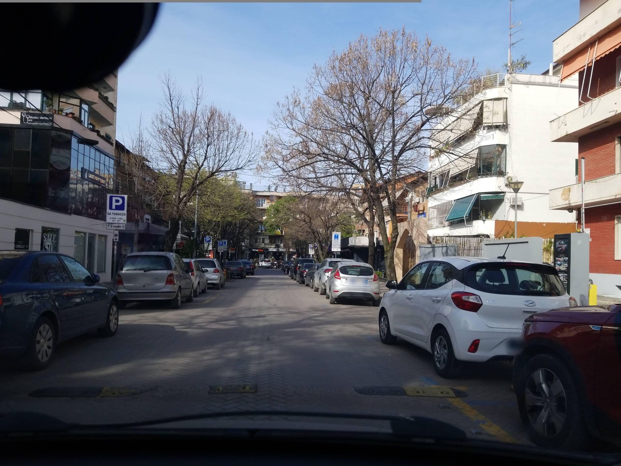 Street view near Foresteria Hotel, Tirana — © denisju_osm (CC BY-SA · Mapillary)