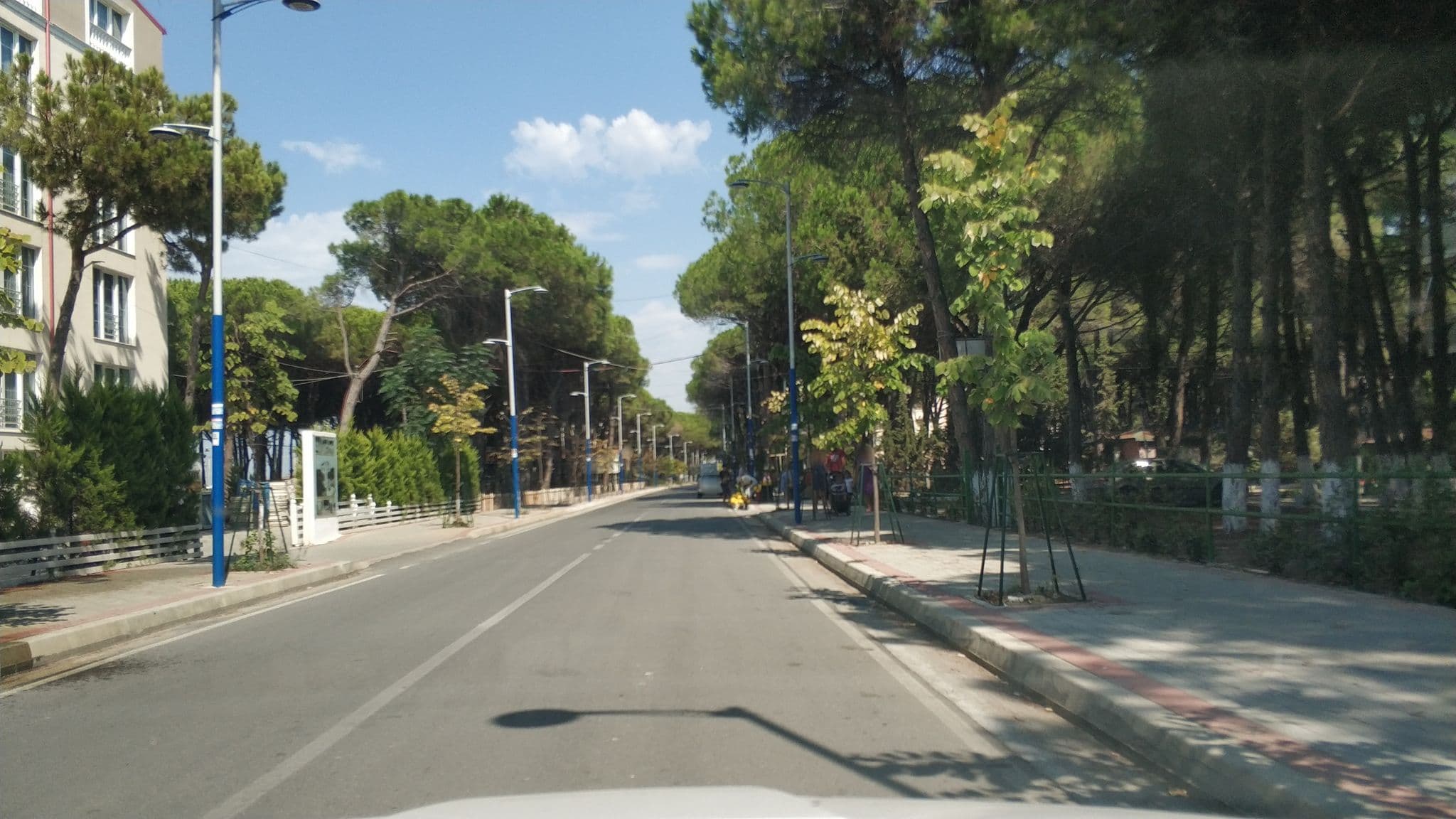 Street view near Hotel Monaco, Kavajë — © freddouhelk (CC BY-SA · Mapillary)