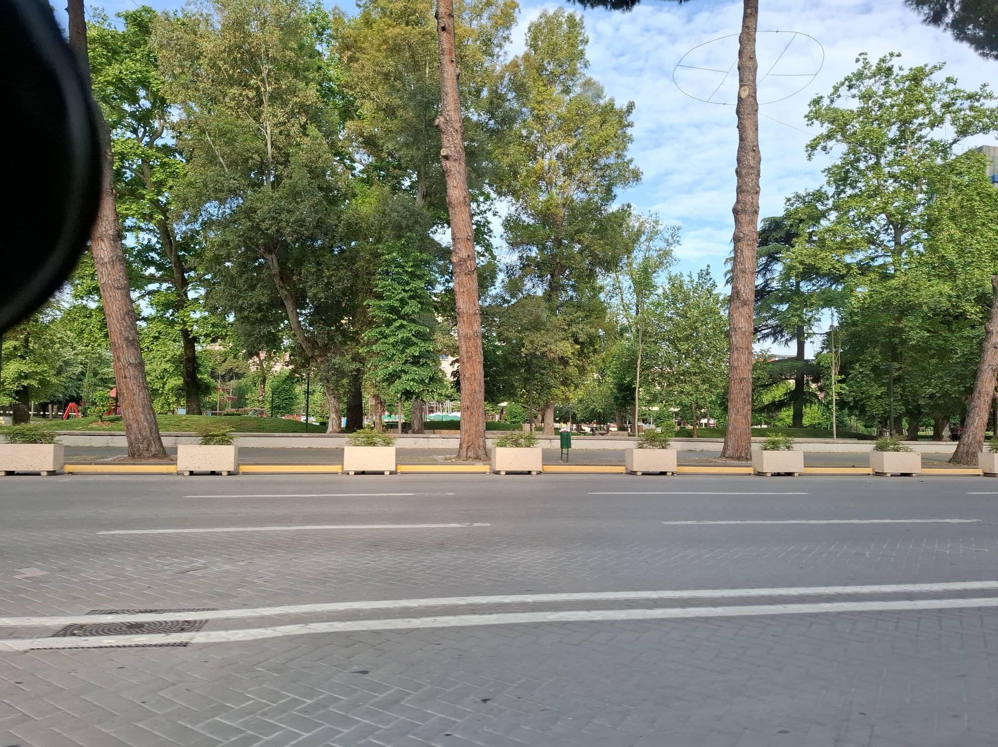 Street view near Hotel Dajti, Tirana — © denisju_osm (CC BY-SA · Mapillary)