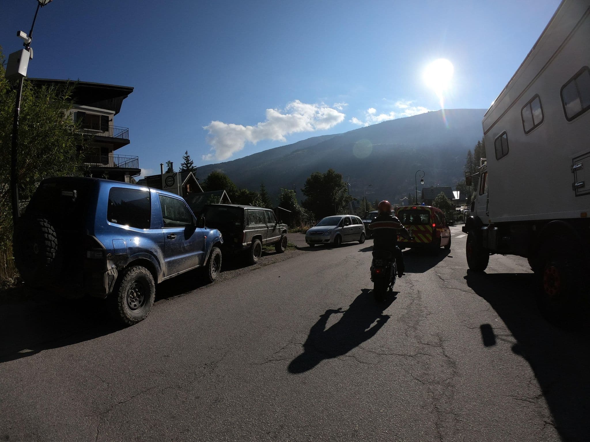 Street view near Le Chamois d'Or, Valloire