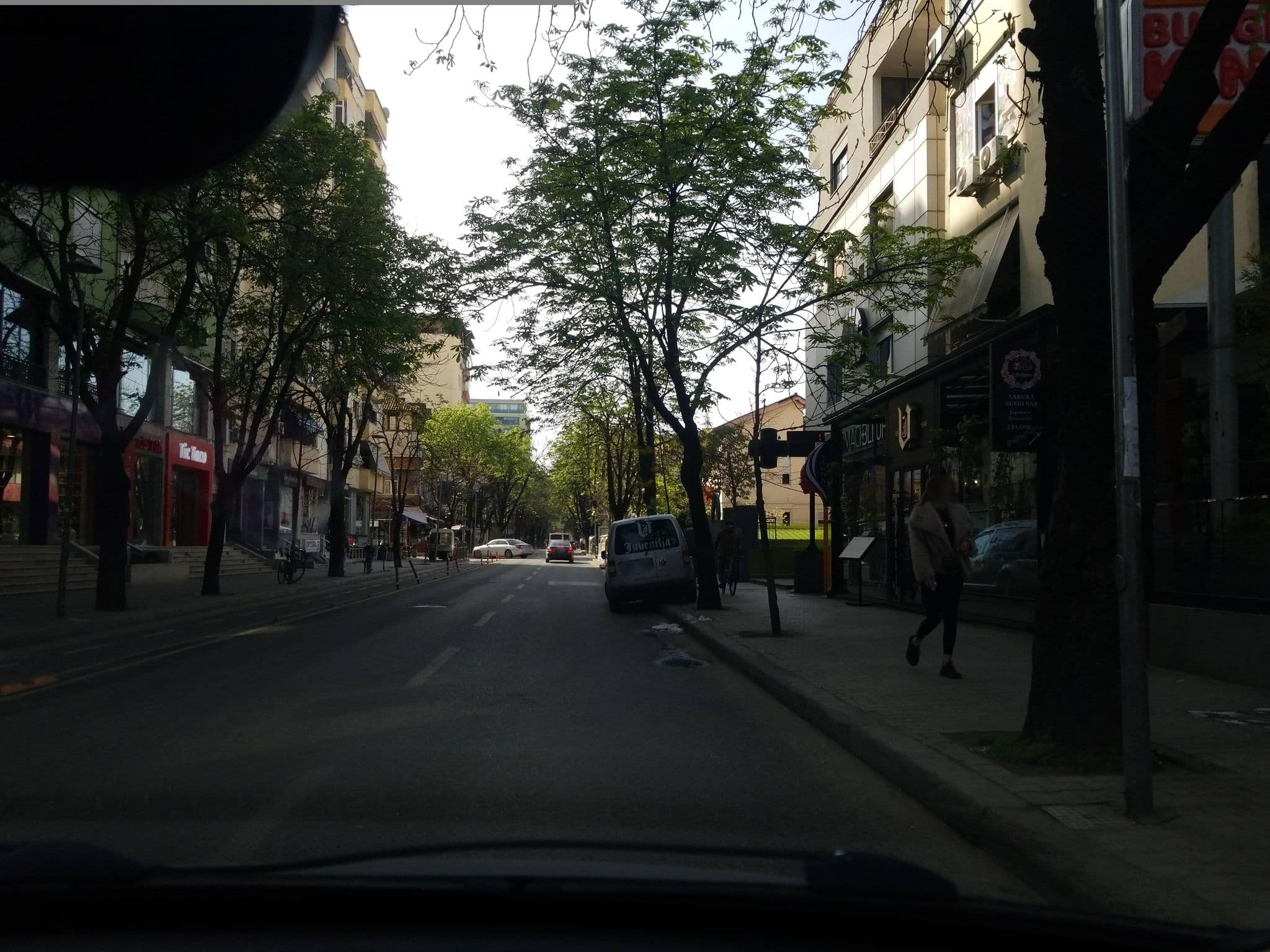 Street view near Midtown Hotel 1001, Tirana — © denisju_osm (CC BY-SA · Mapillary)
