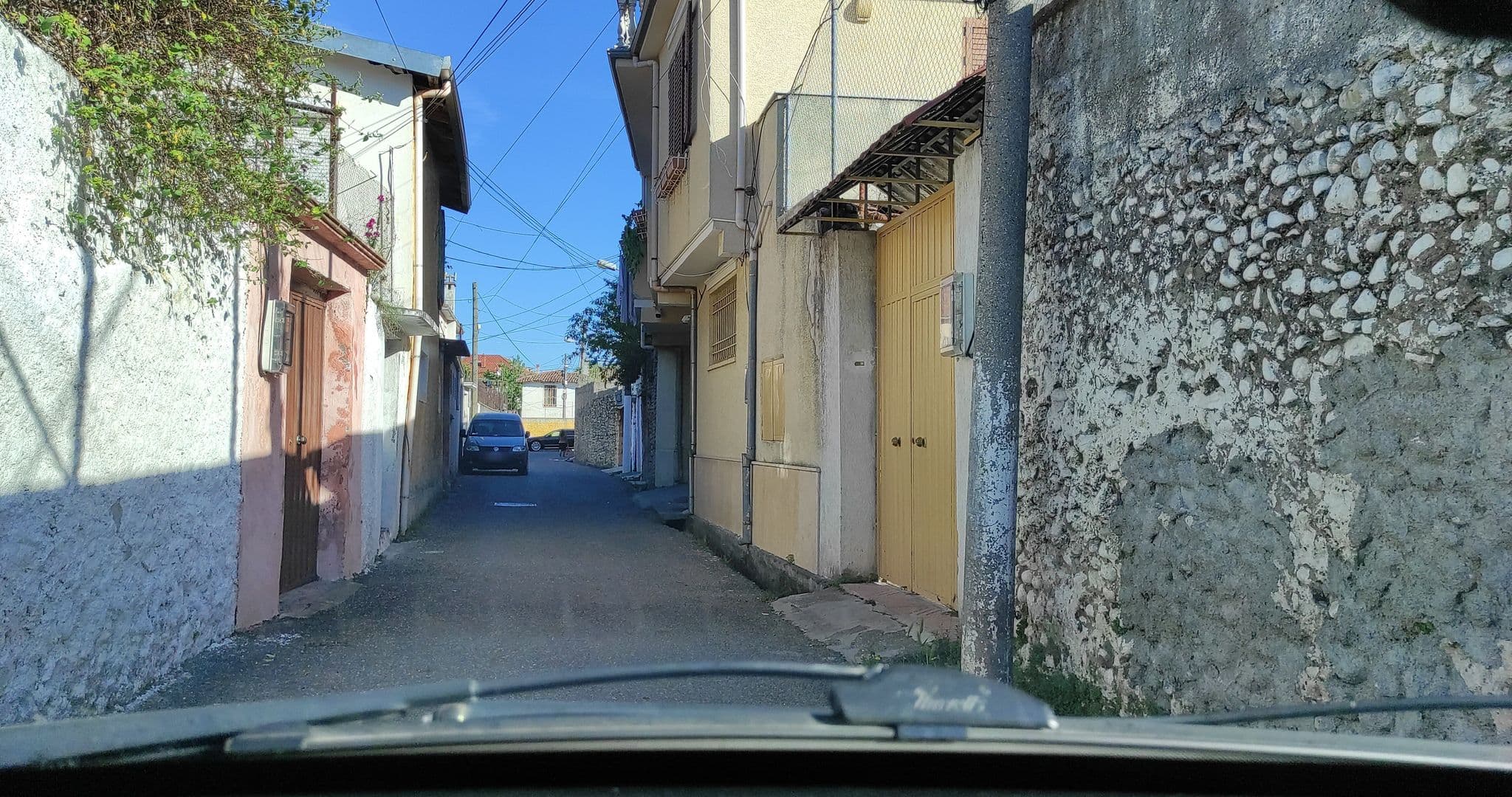 Street view near Roots Boutique Hotel, Shkodër — © denisju_osm (CC BY-SA · Mapillary)